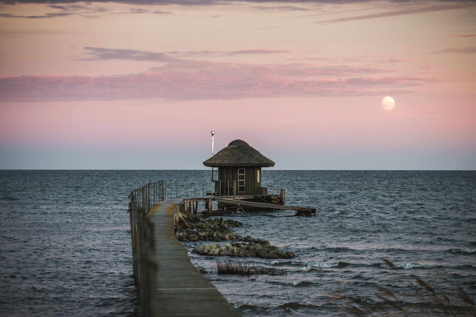 Sauna am Meer