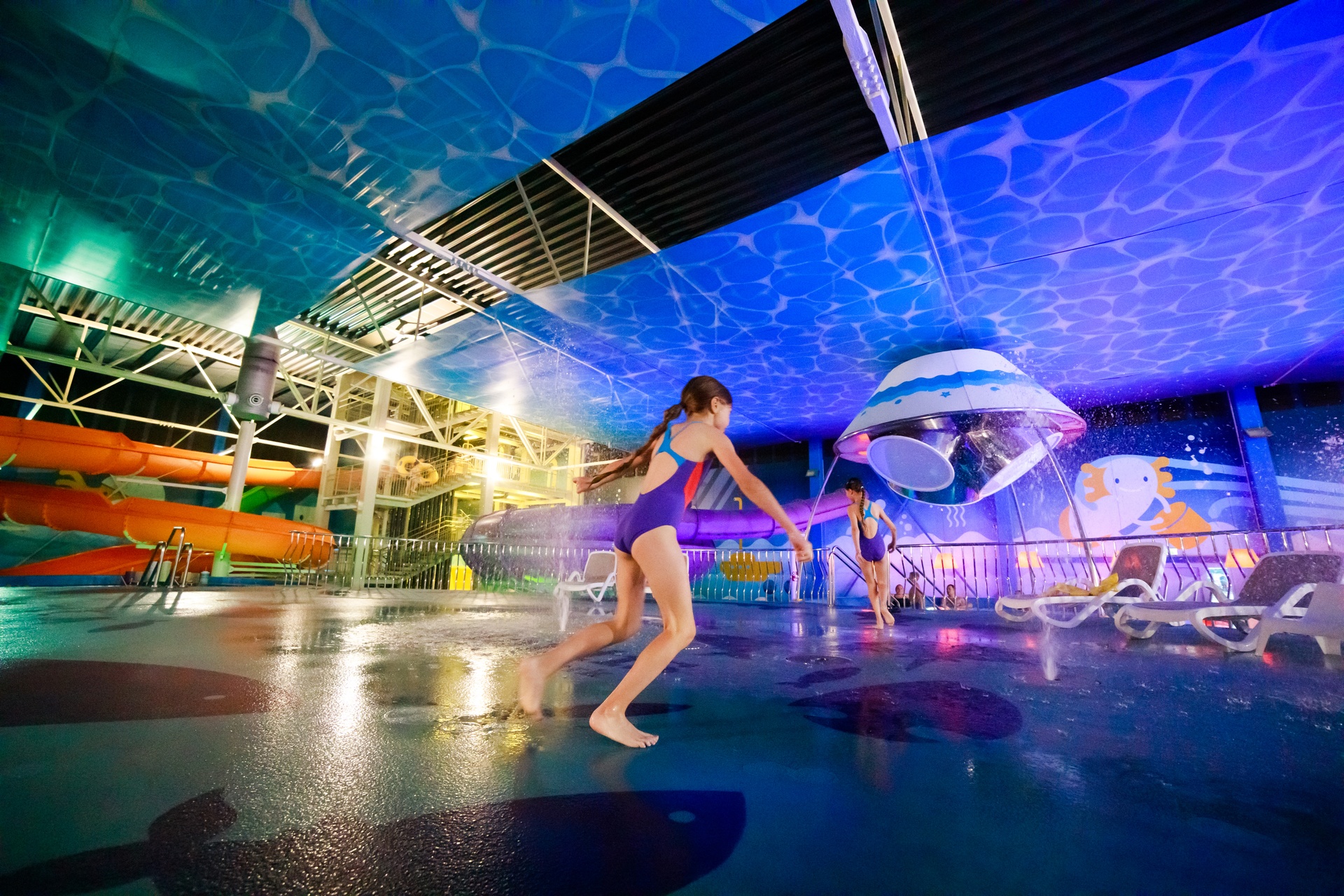 Children in Viimsi waterpark