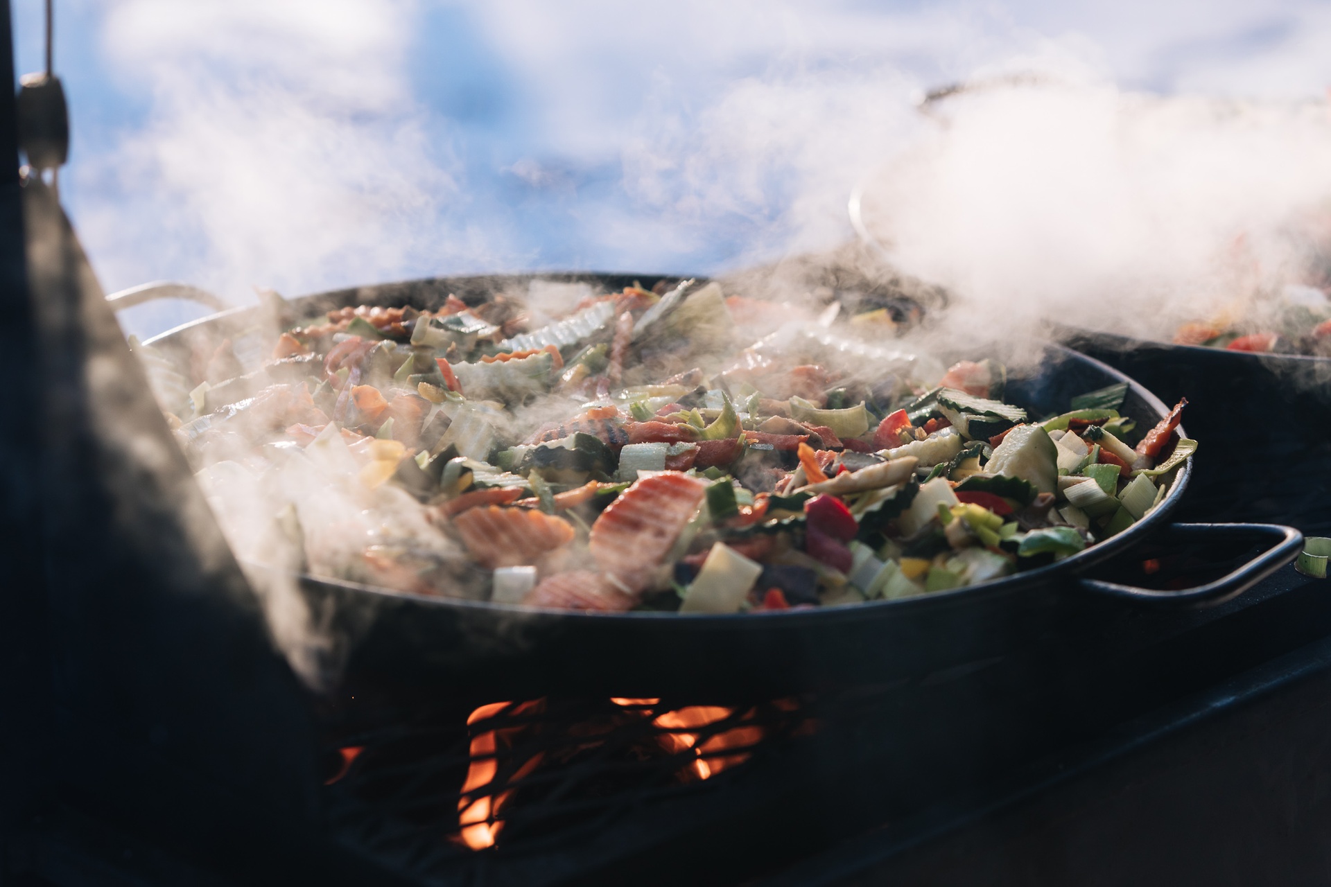 cooking in the nature