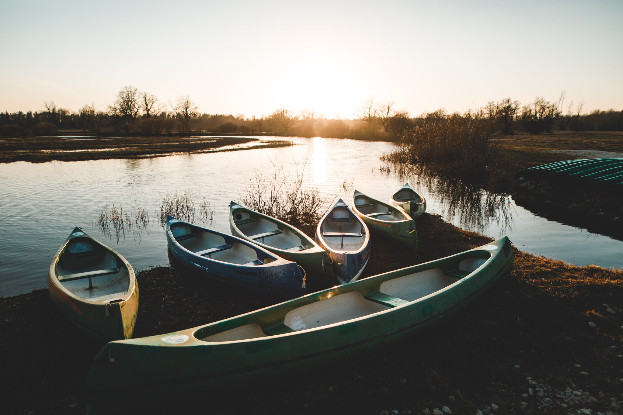 Canoes are the best way to explore during the fifth season.