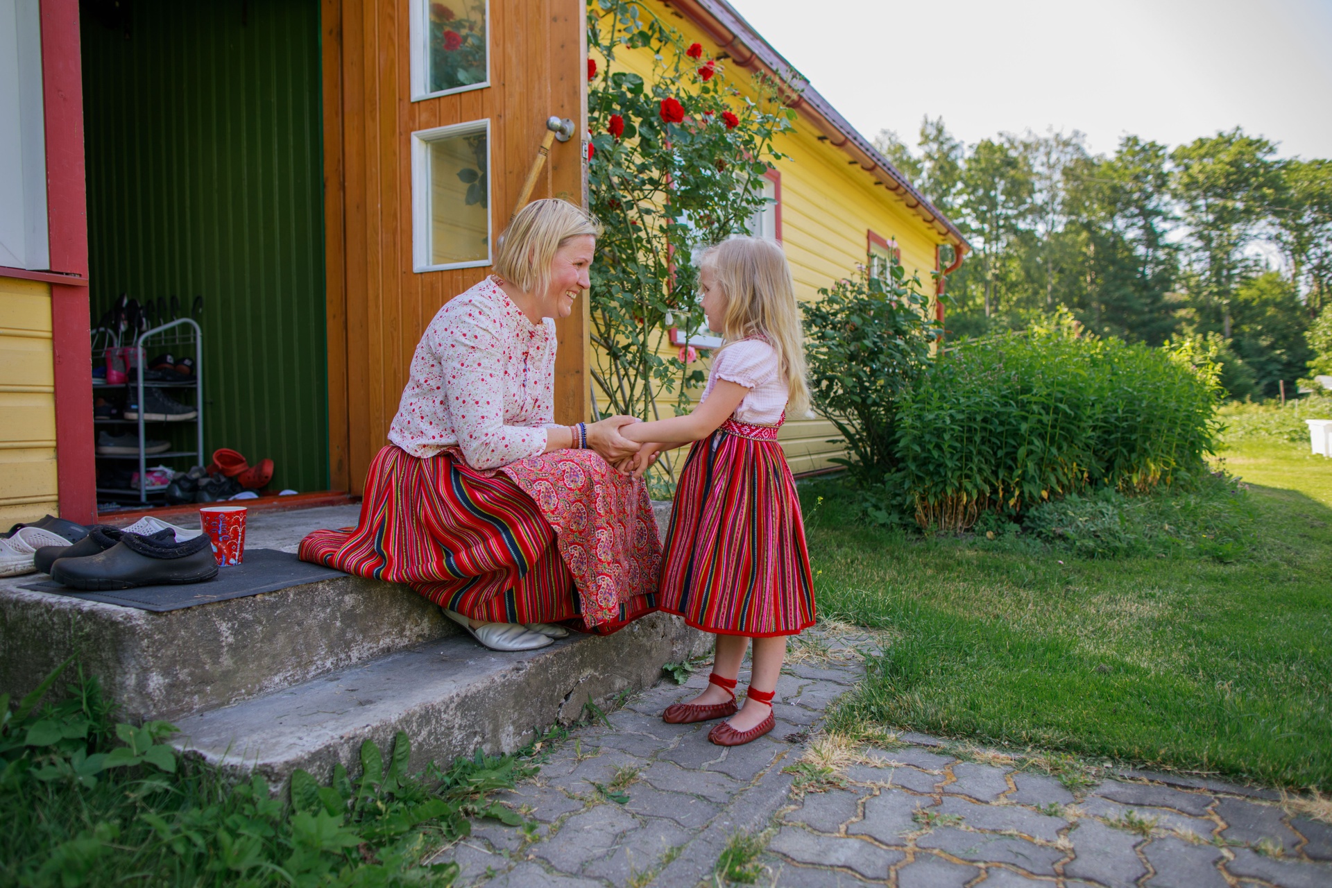 Estonian culture is passed down to future generations.