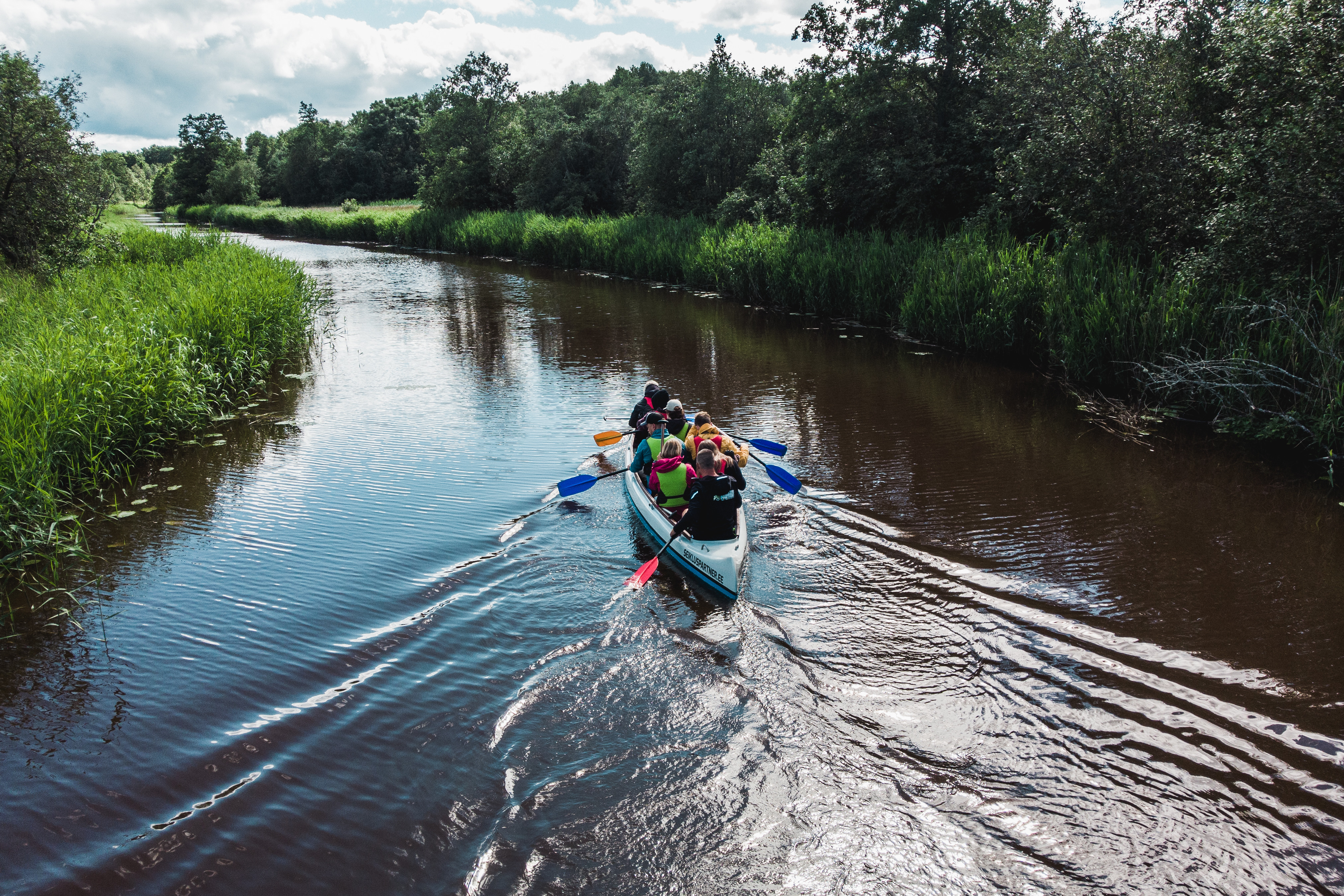 kayaking in pärnu river