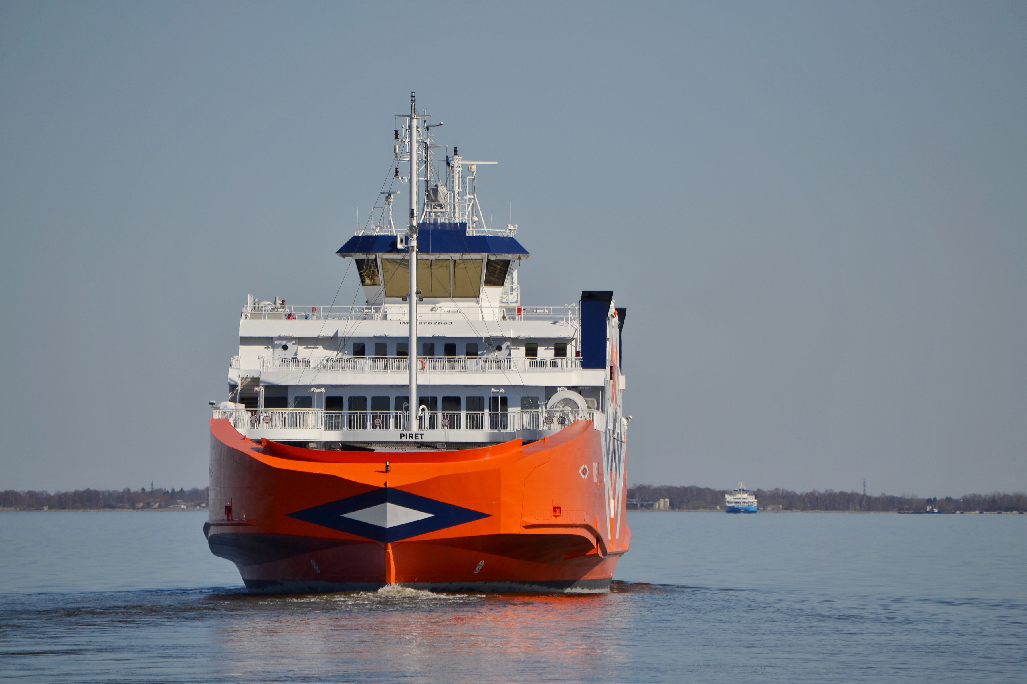The ferry between Saaremaa and the mainland