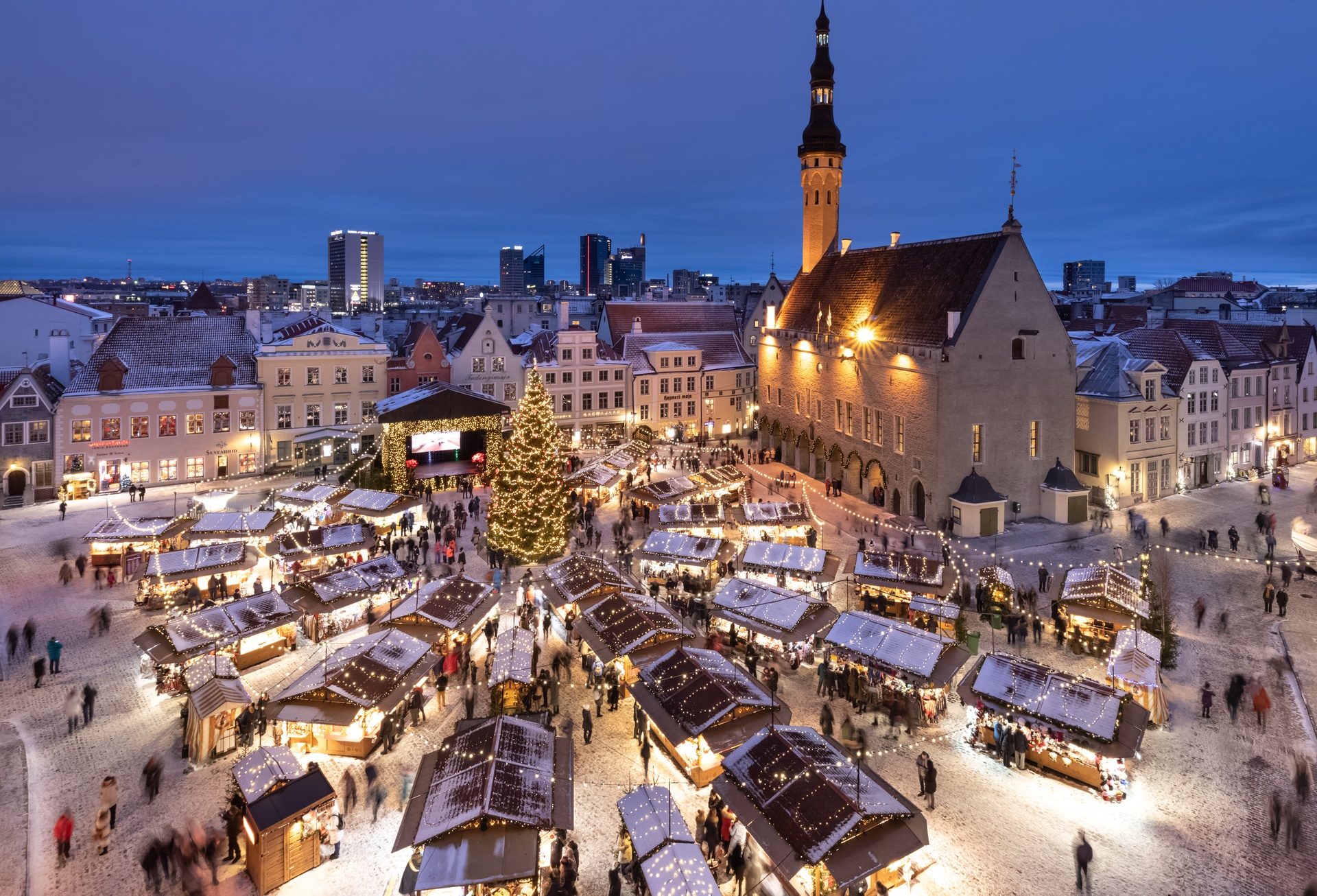 Christmas market in Tallinn old town