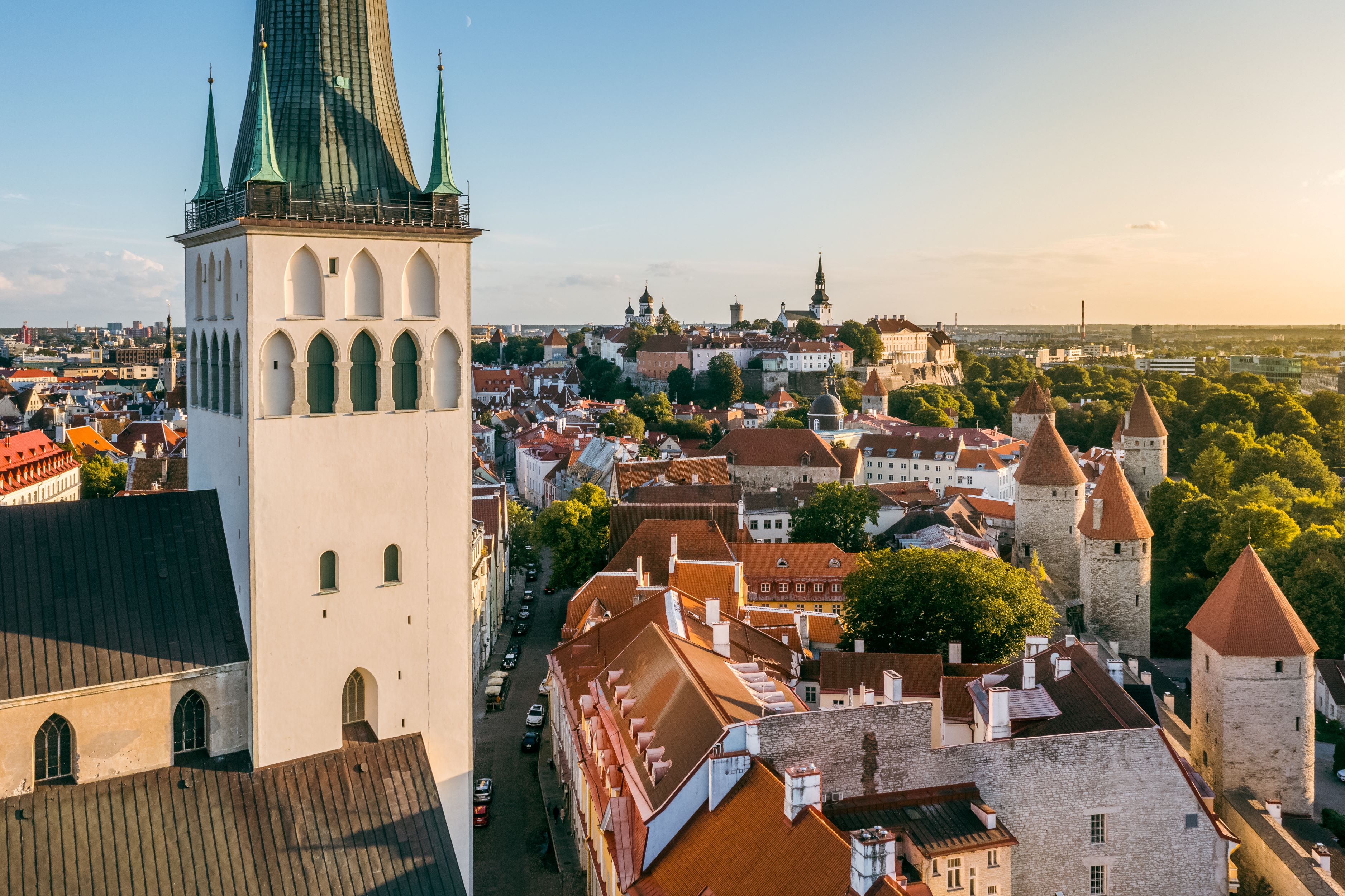 Ein Blick auf die Altstadt von Tallinn