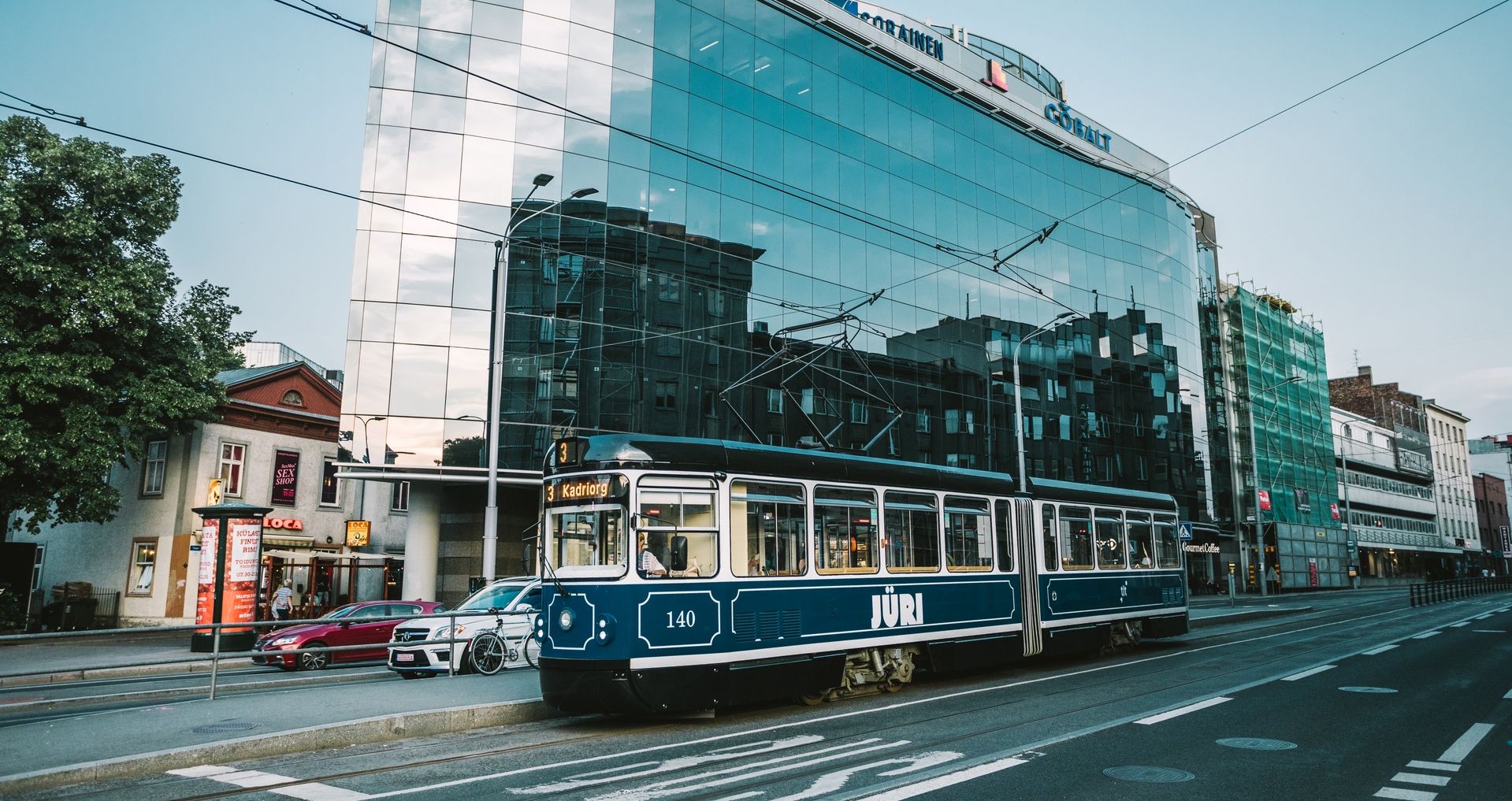 Tram in Tallinn City Centre