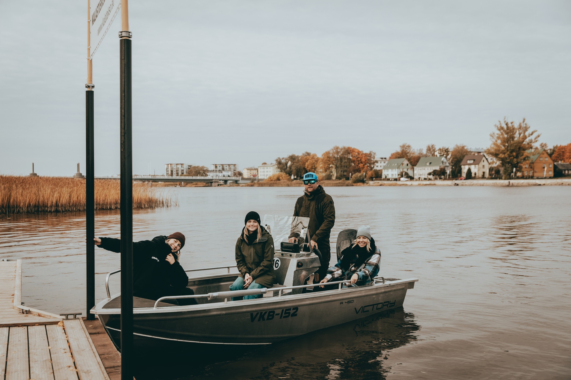 Boat on Pärnu River