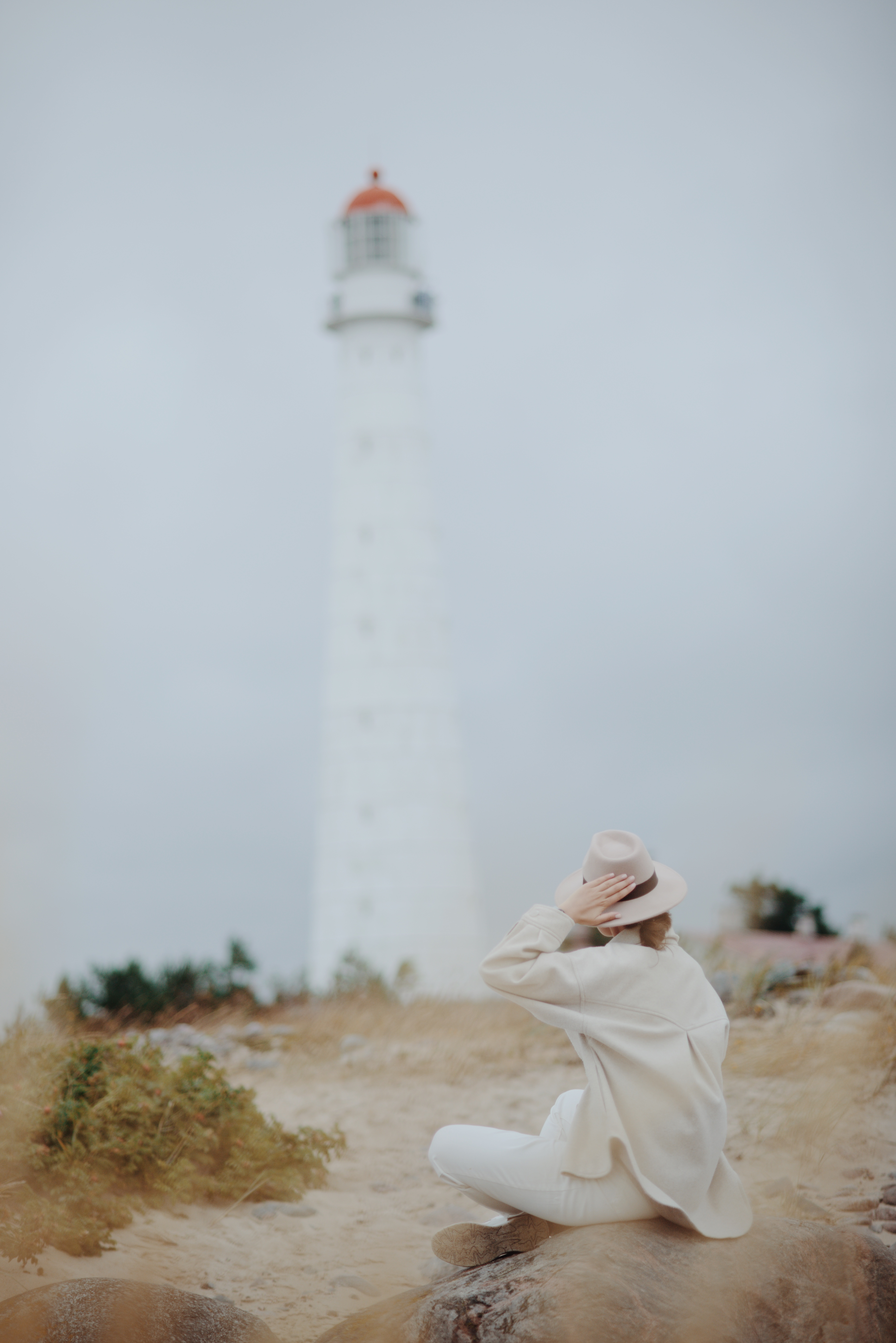 Tahkuna Lighthouse on Hiiumaa in Estonia