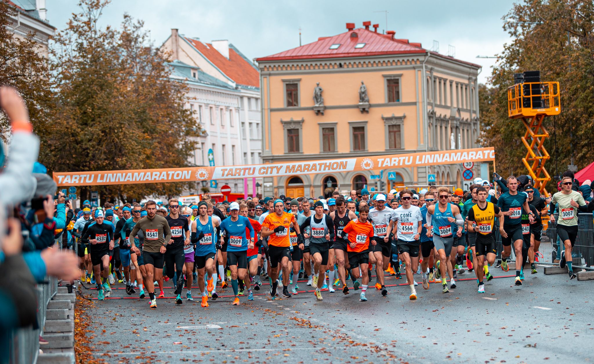 Runners at the Tartu City Marathon 2023