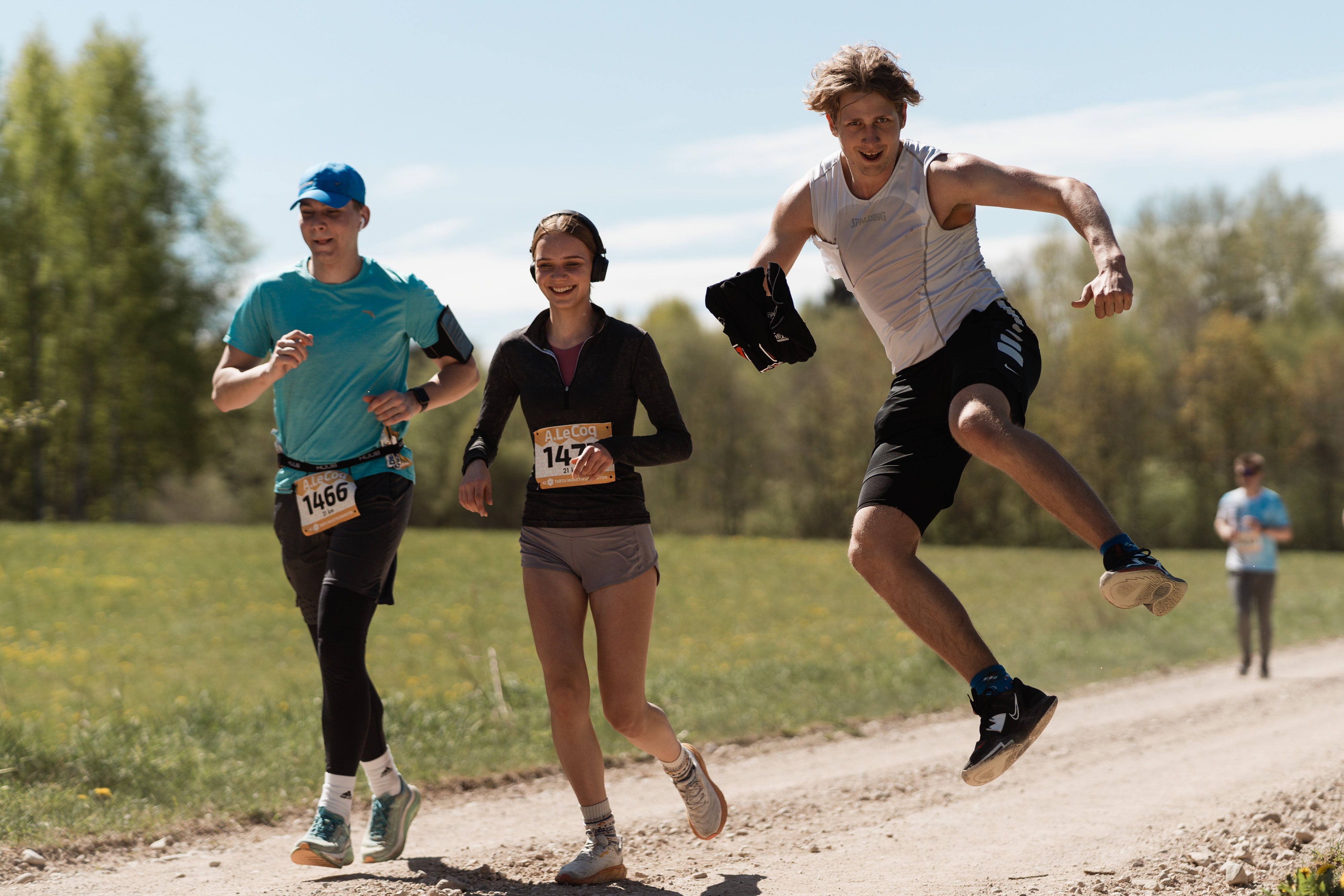 Children at the Tartu Forest Marathon