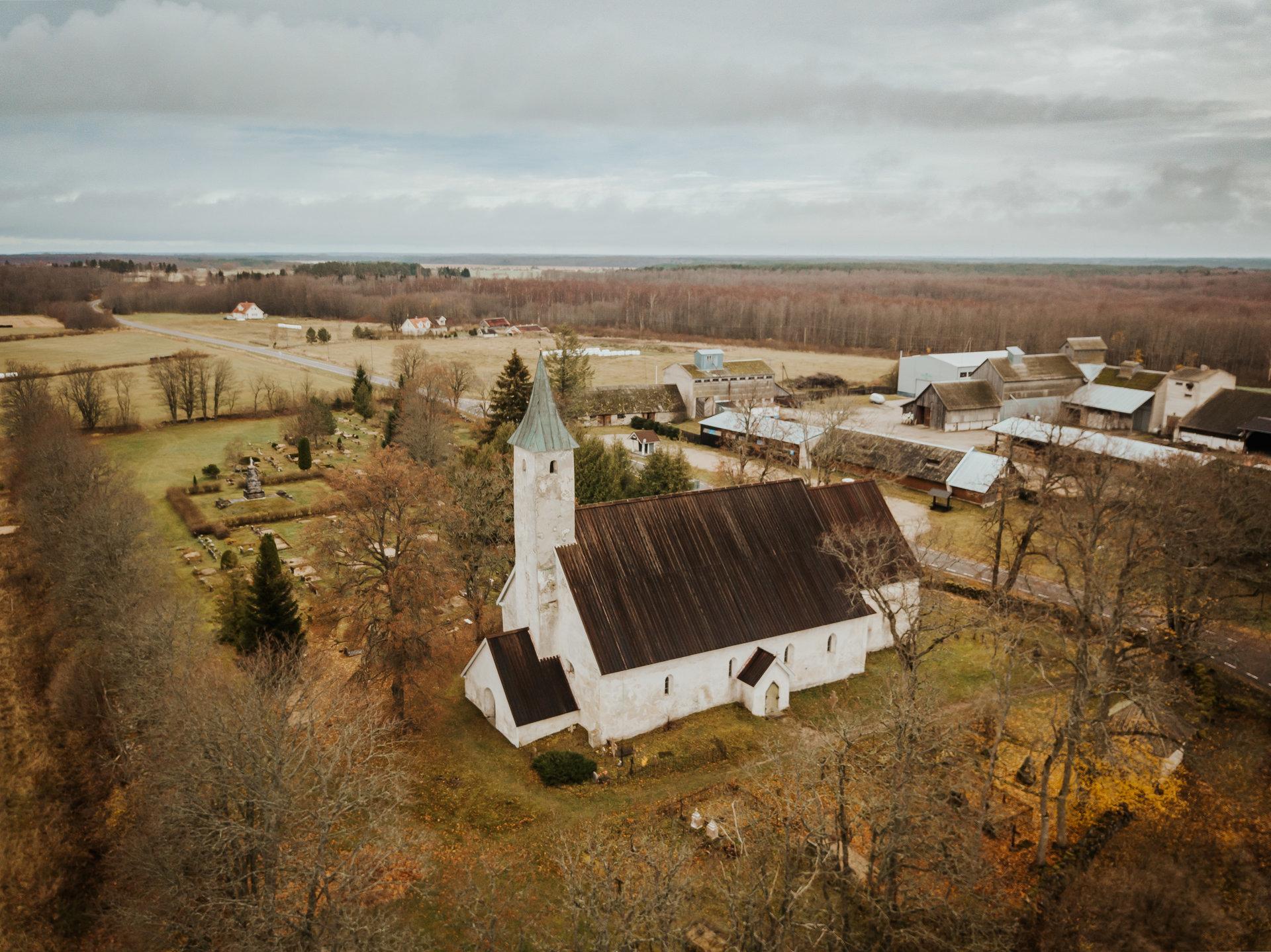 Noarootsi Church in West Estonia's Coastal Swede community