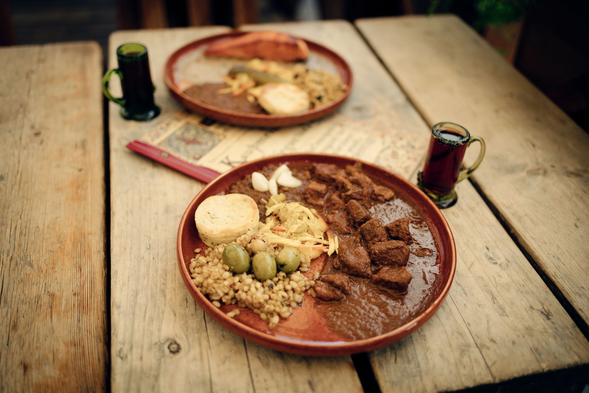 Medieval food at Olde Hansa Restaurant in Tallinn