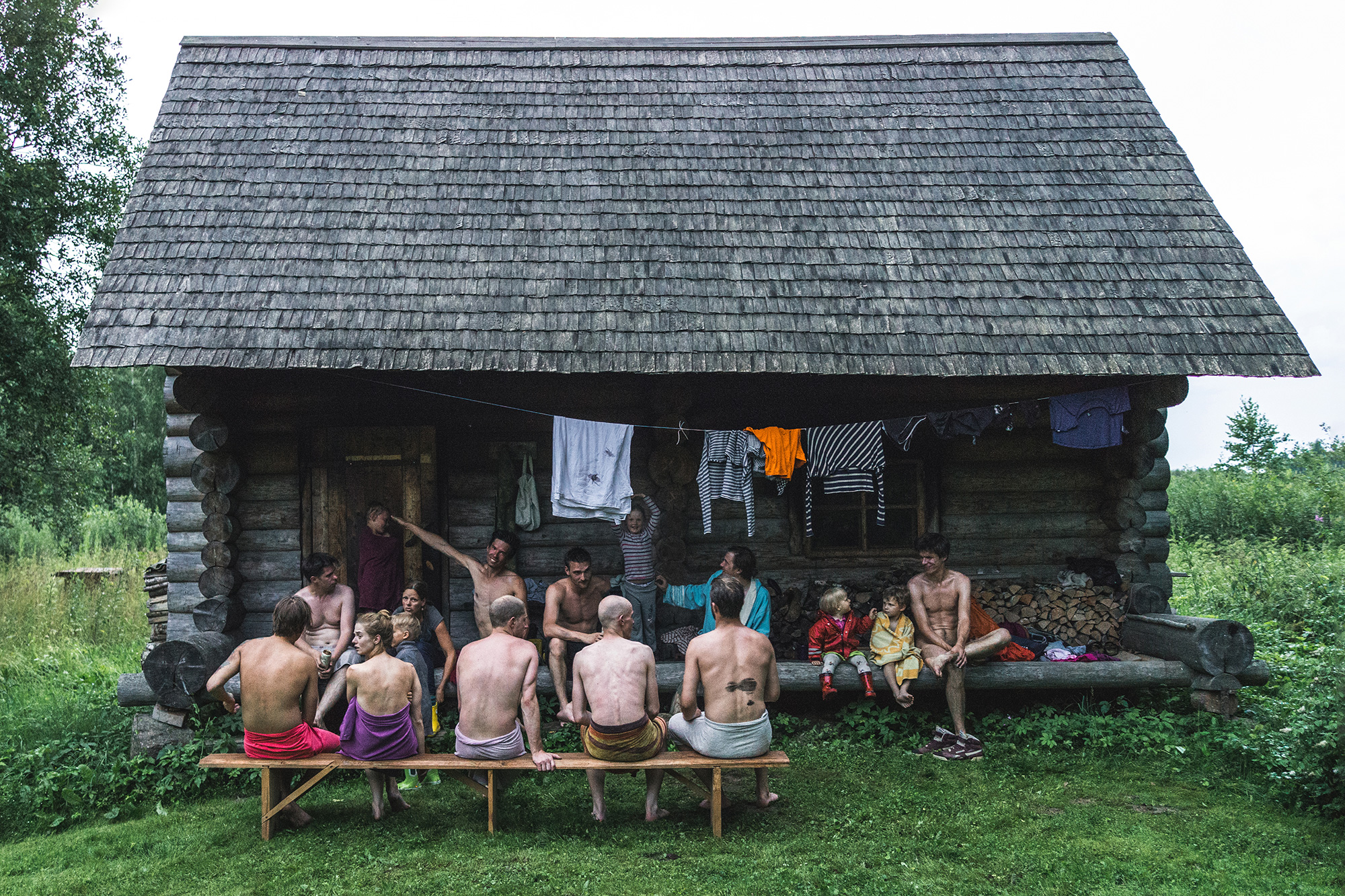 Traditionelle Sauna in Estland