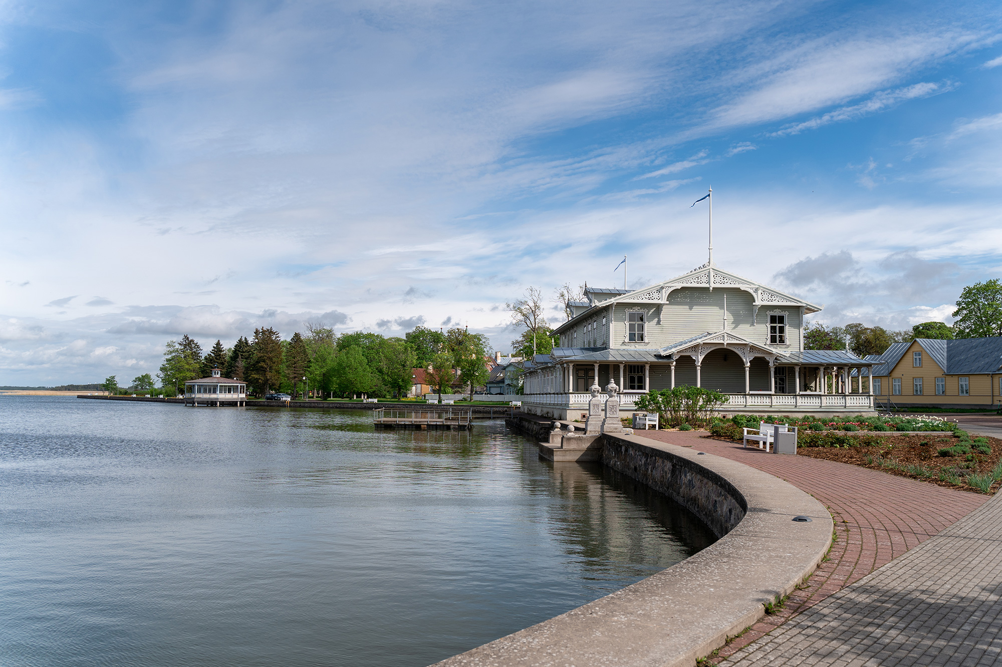 Promenade und Kursaal in Haapsalu