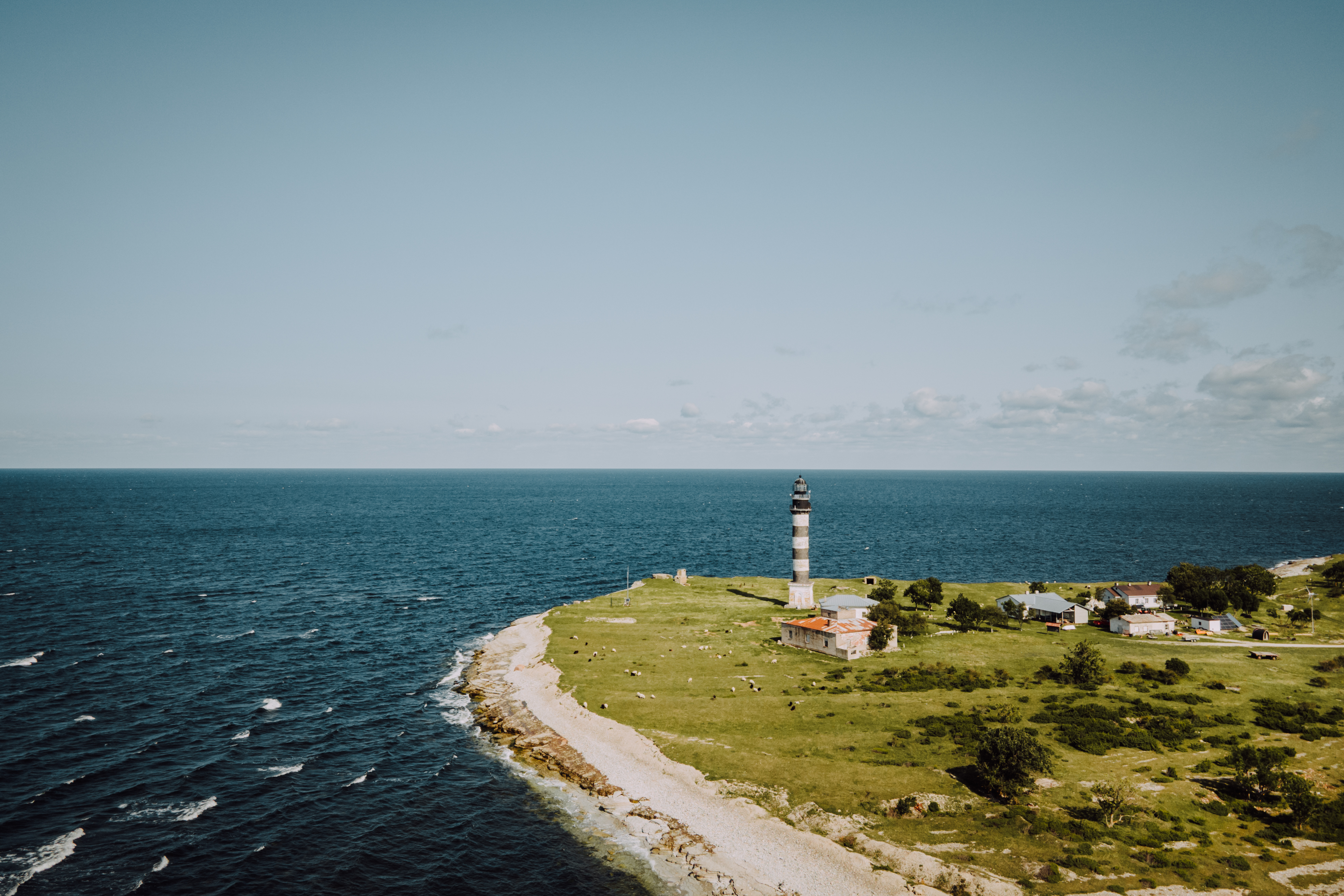 View of the lighthouse on Osmussaar