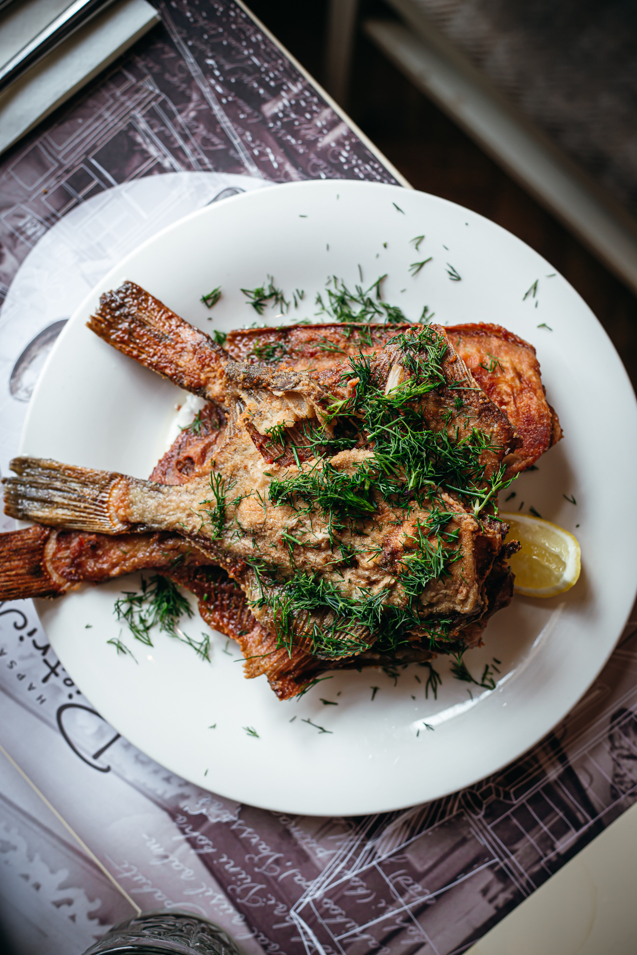 Fish with lemon and dill as served by Coastal Swedes