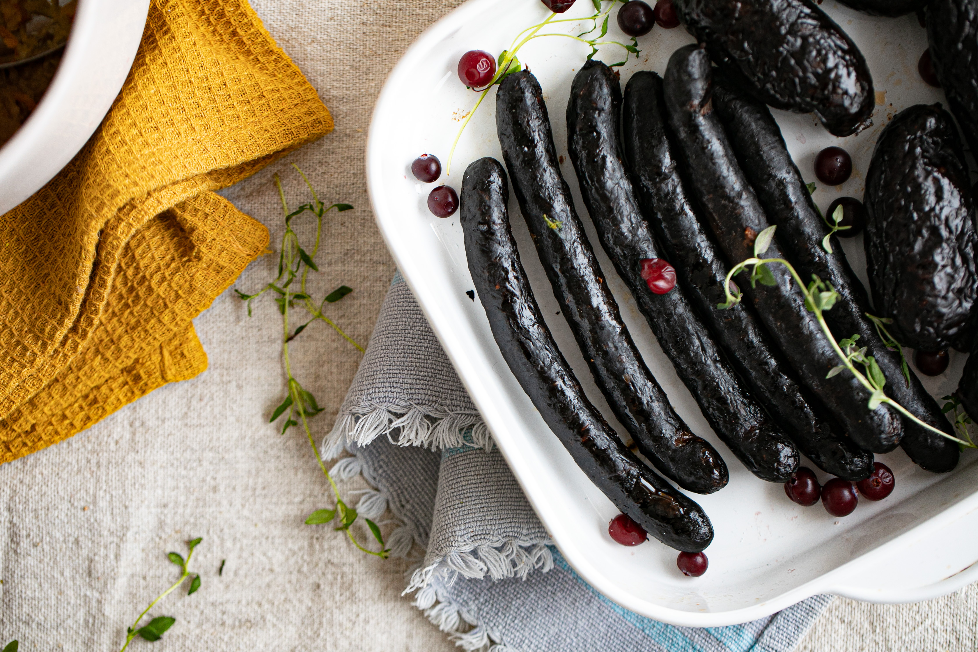 Verivorst is Estonian blood sausage