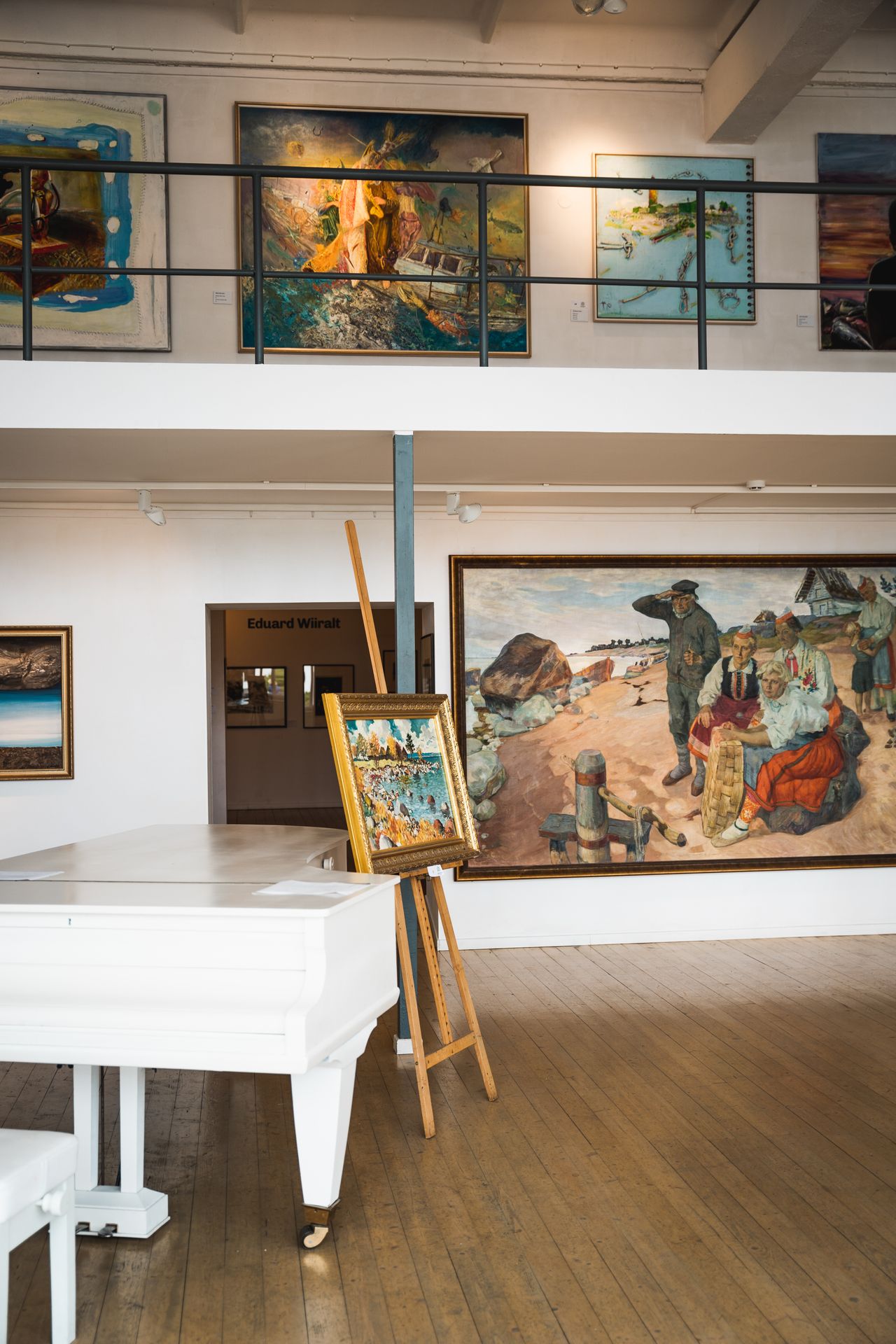 Viinistu Art Museum paintings on display