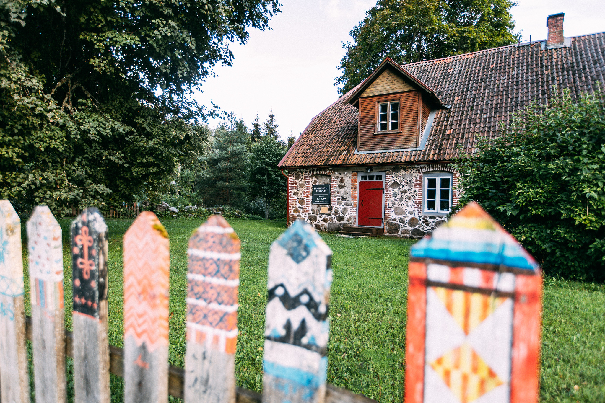 Heimtali Museum in the summer near Viljandi