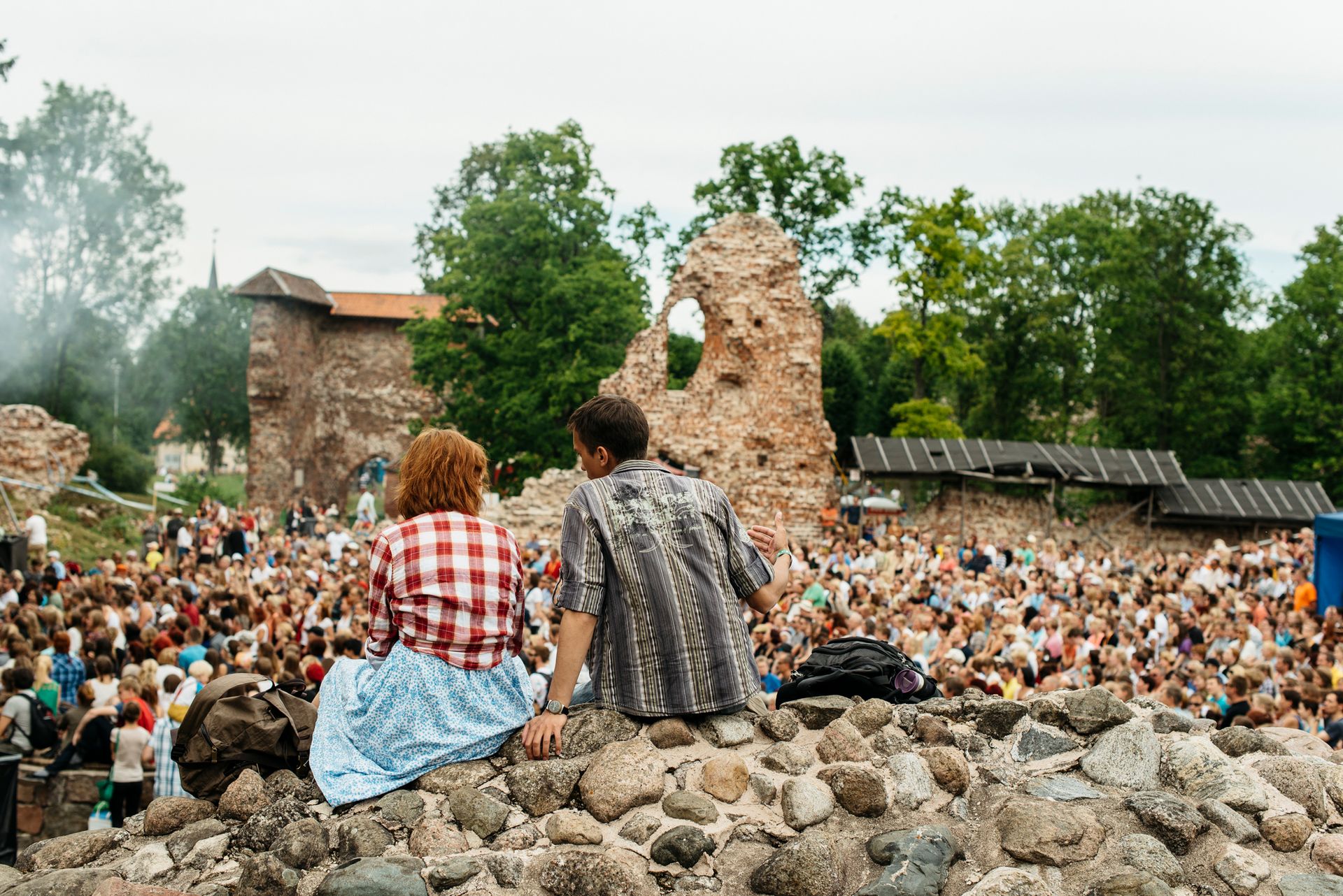 Besucherandrang beim Viljandi Folk-Festival