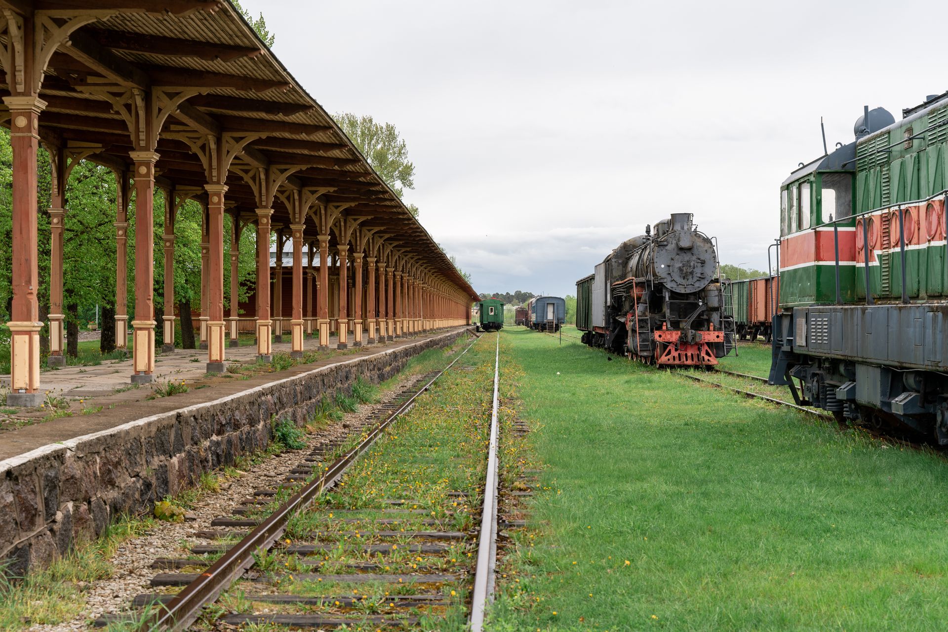 Der alte Zarenbahnhof in Haapsalu
