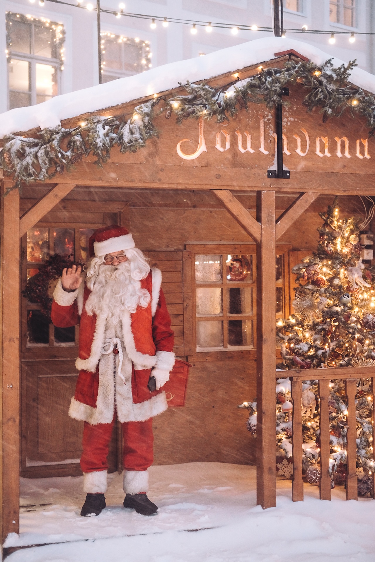 Estonian Santa Claus at the Tallinn Christmas Market