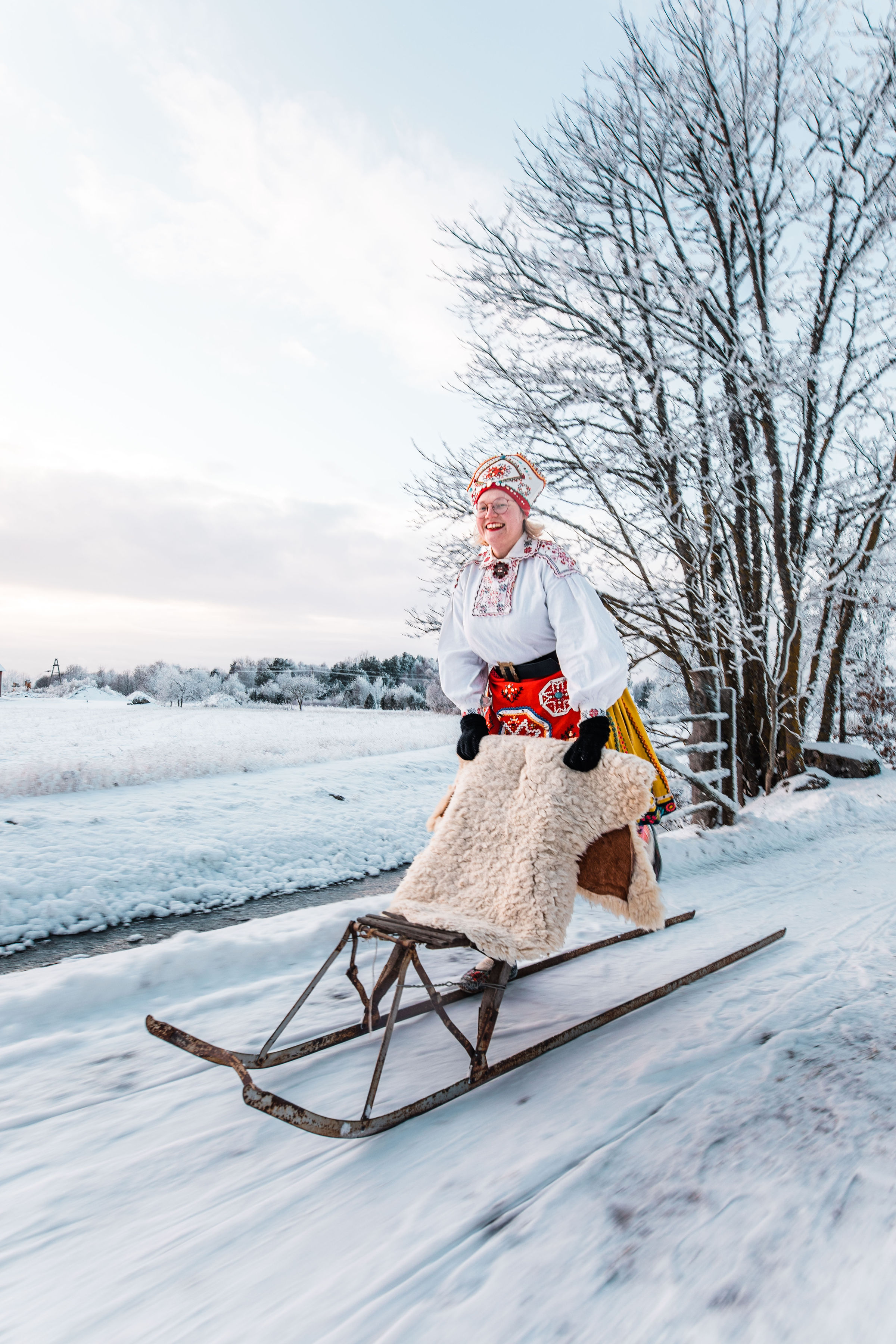 Wintery Saaremaa sled ride