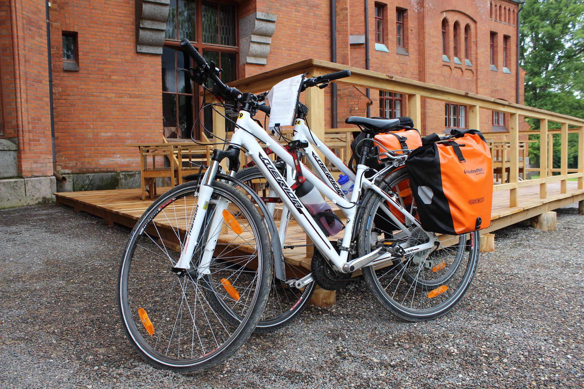 Bikepacking in Estonia at Sangaste Manor