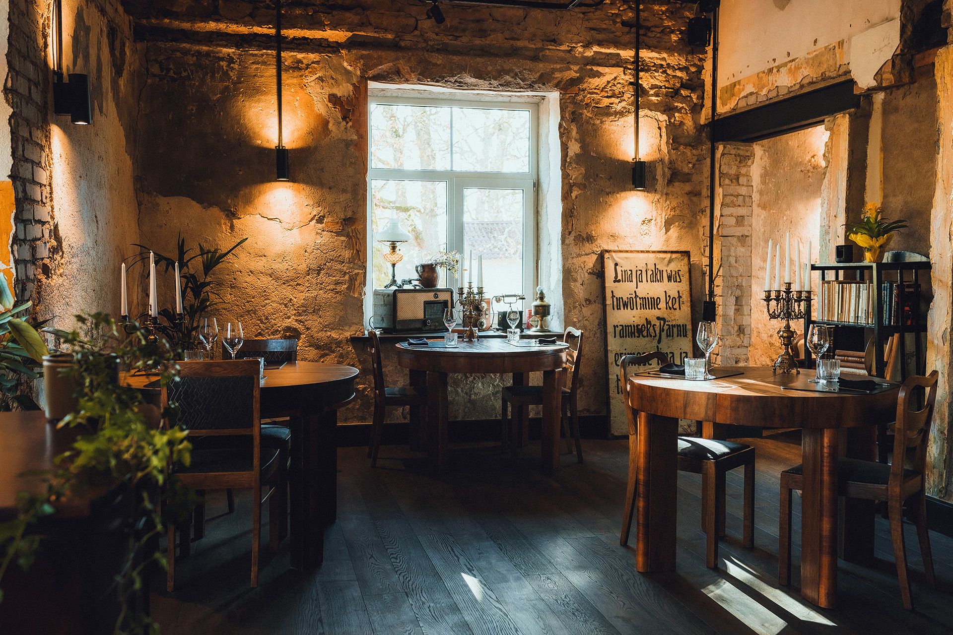 Interior of SOO Restaurant in Estonia