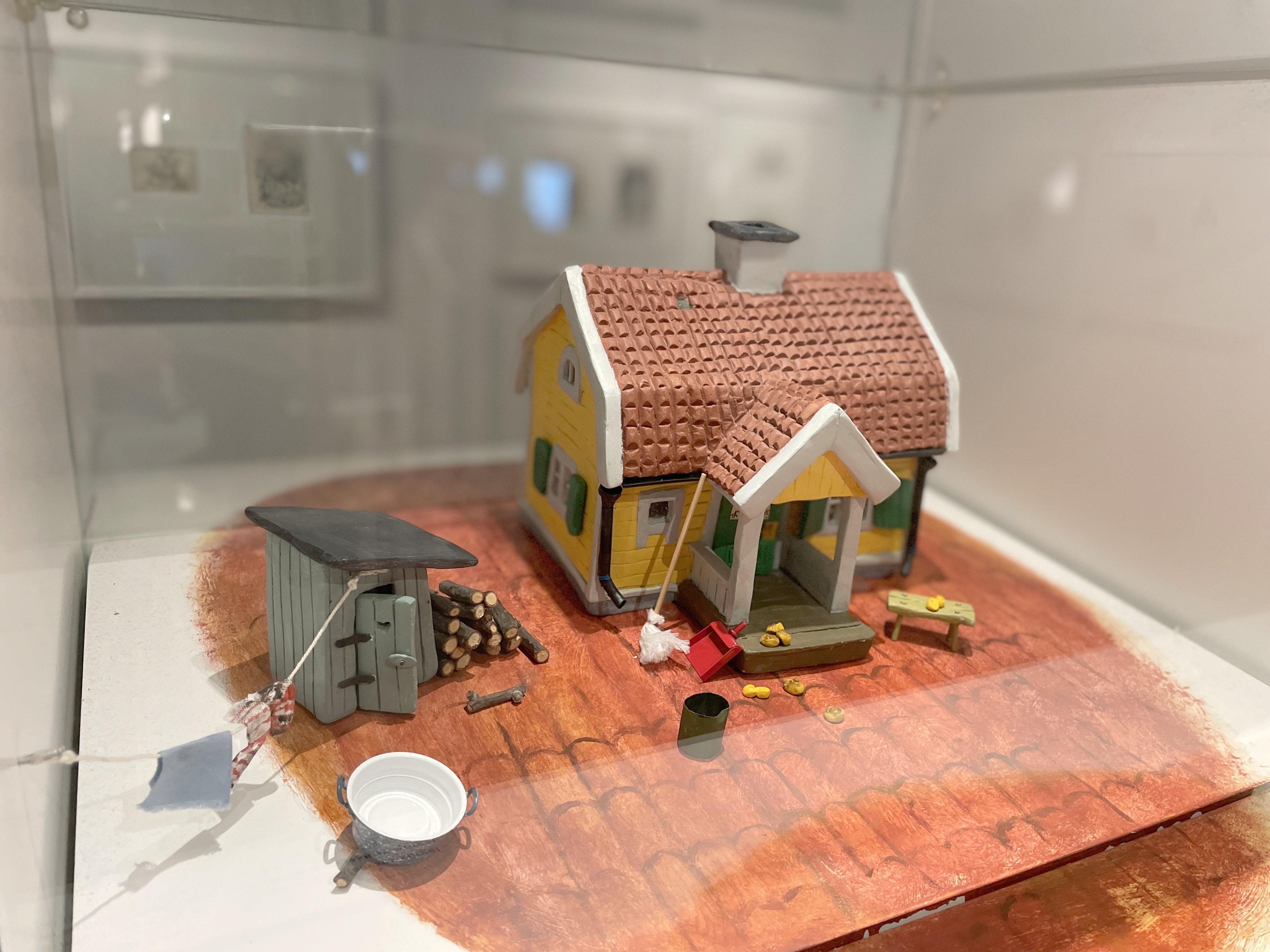 Model of Wikland's grandparents home in Haapsalu