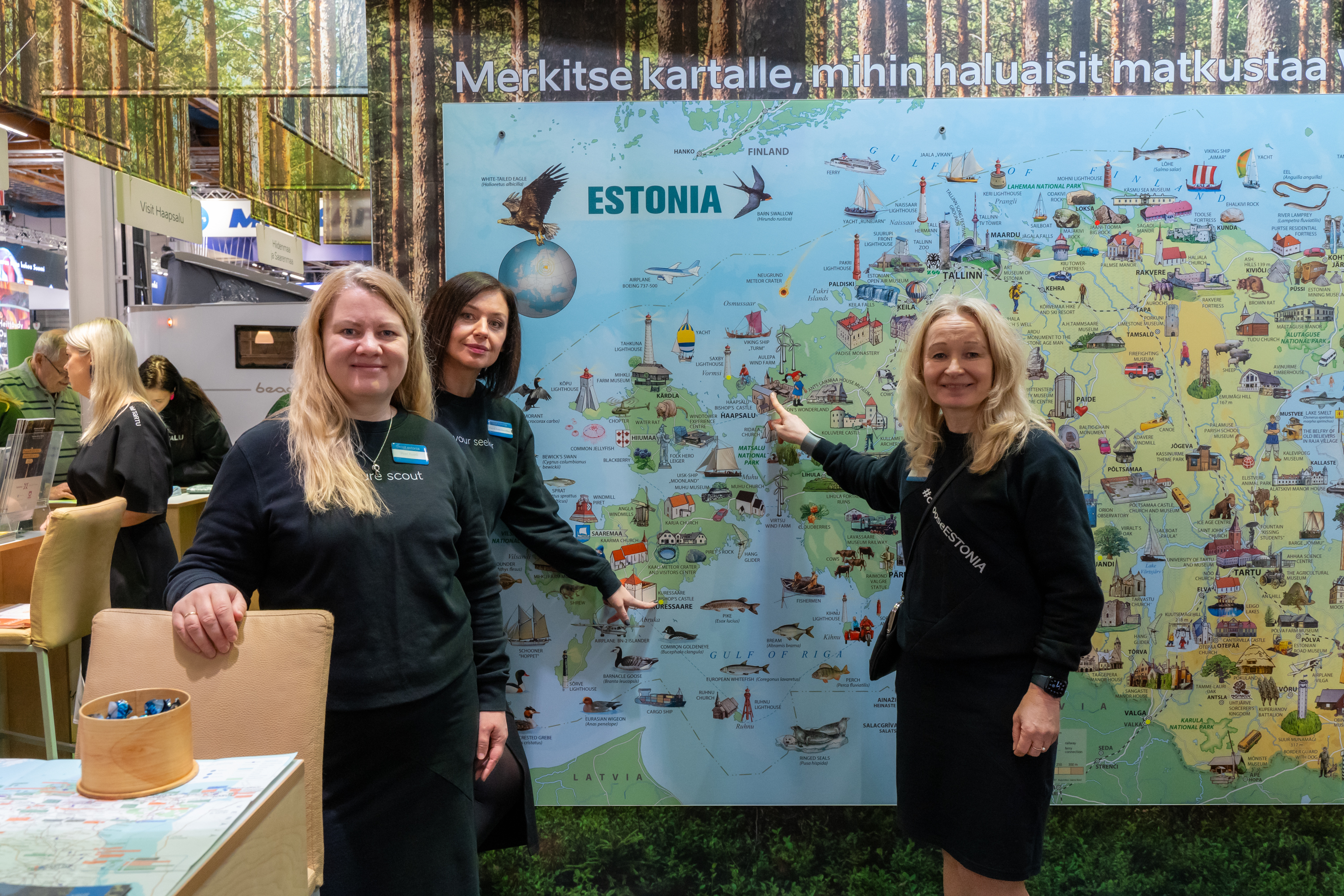 Visit Estonia tiim Matka messil