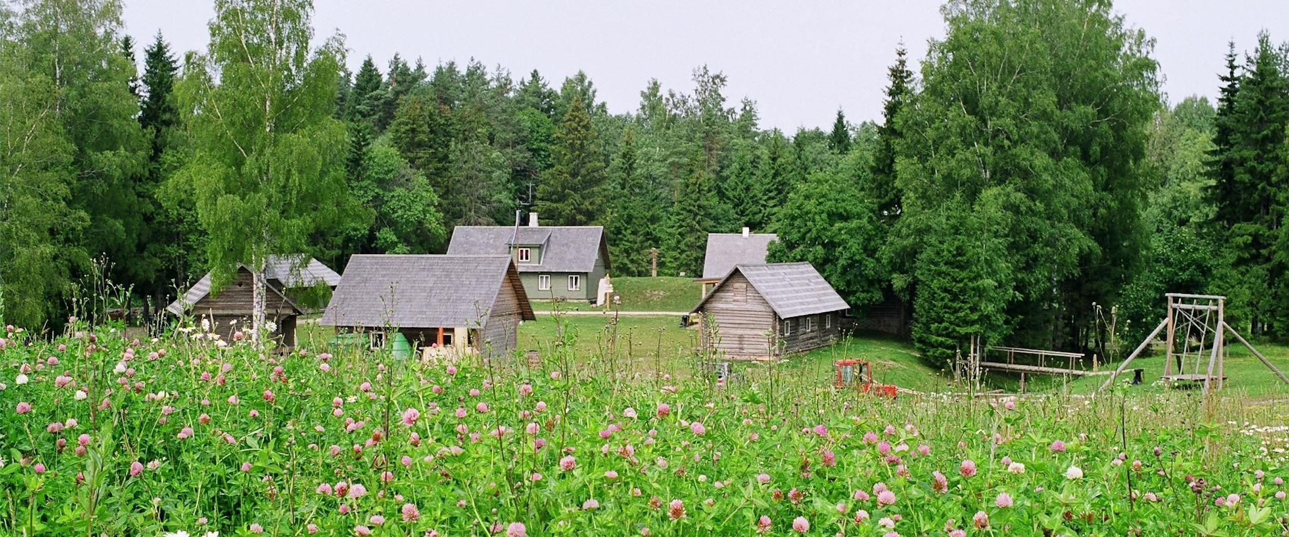 Haanjamehe Farm Hotel in summer, Kupland coworking site