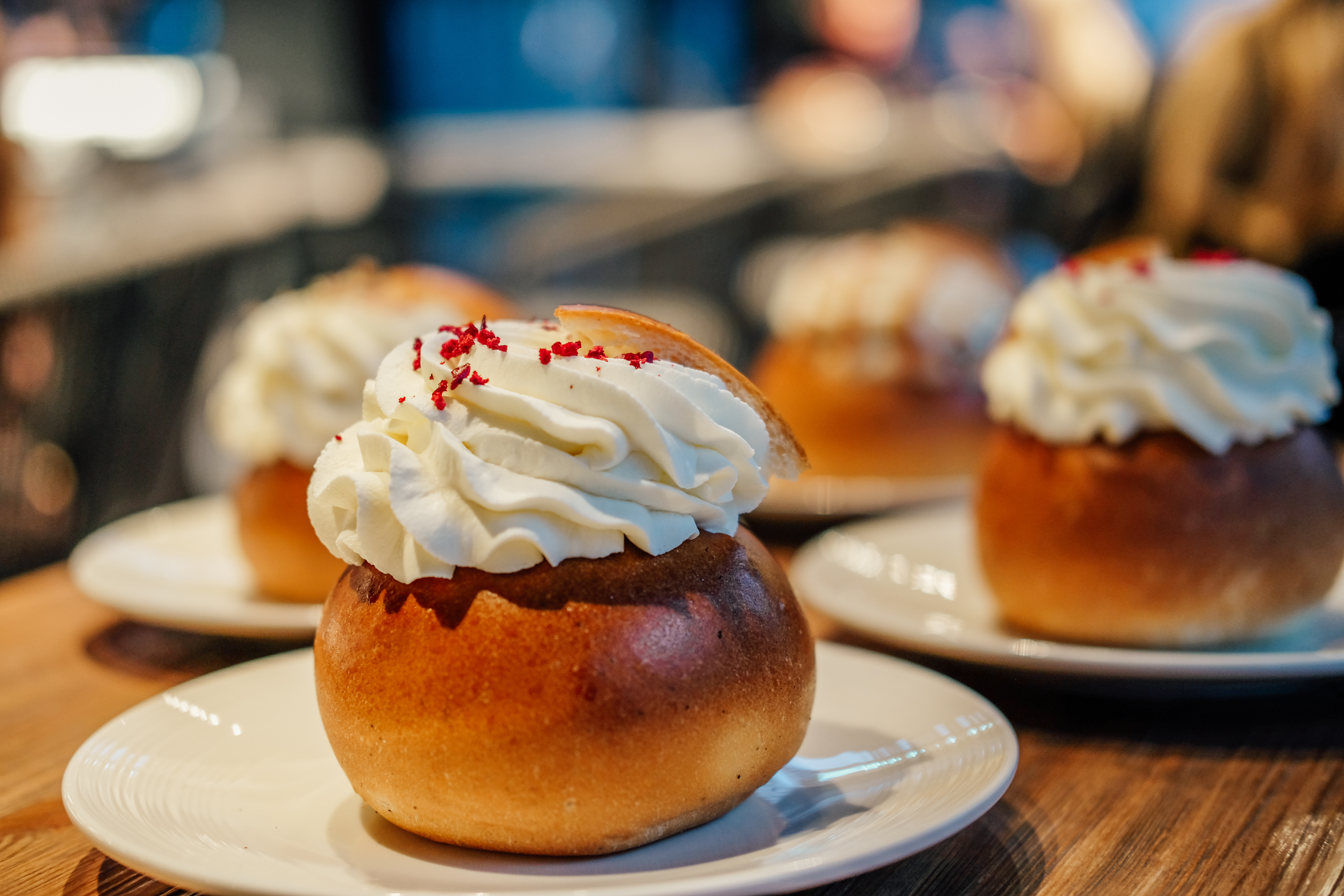 Shrovetide cream buns in Estonia, called vastlakukkel