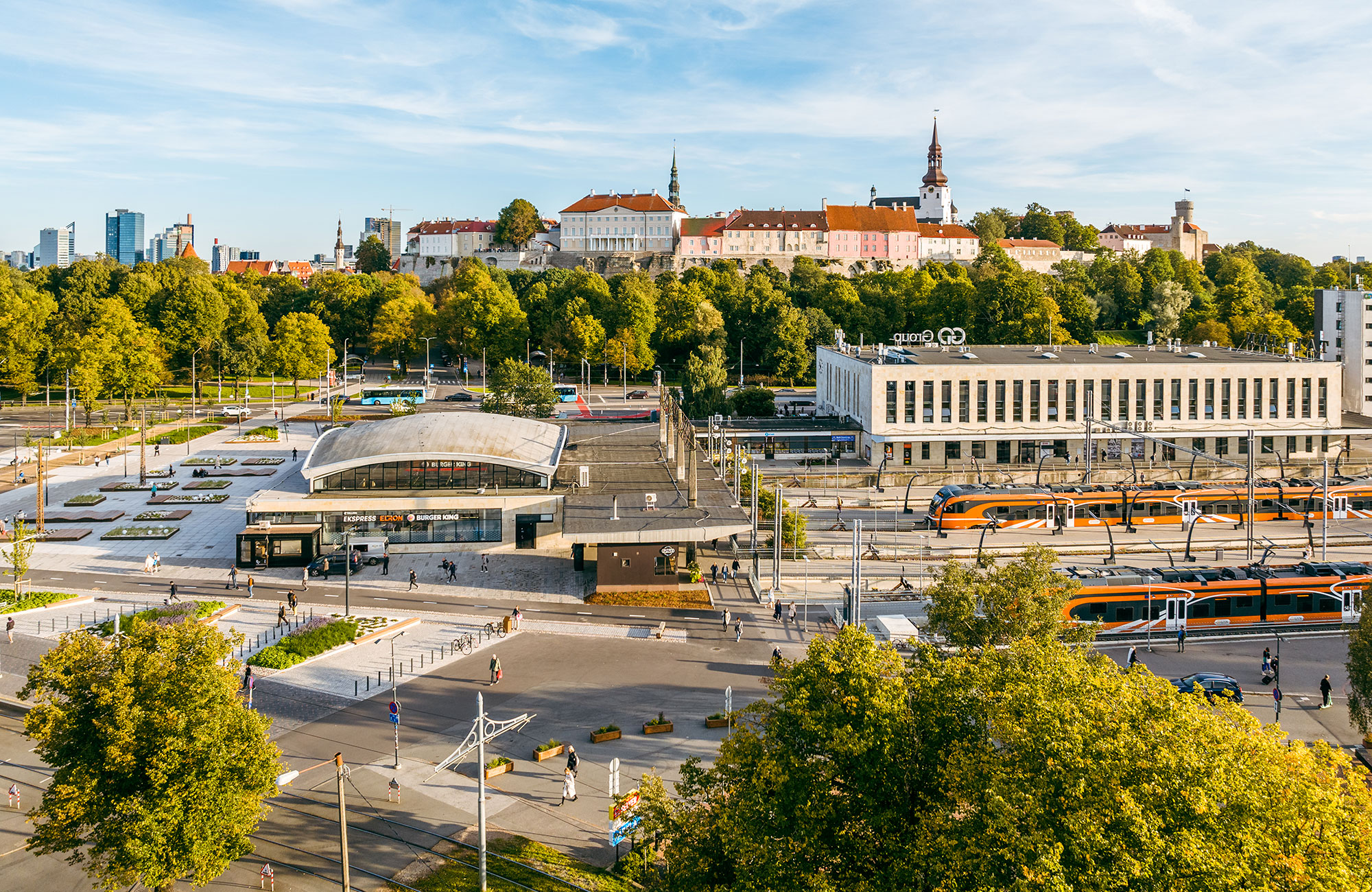 Der Baltische Bahnhof in Tallinn