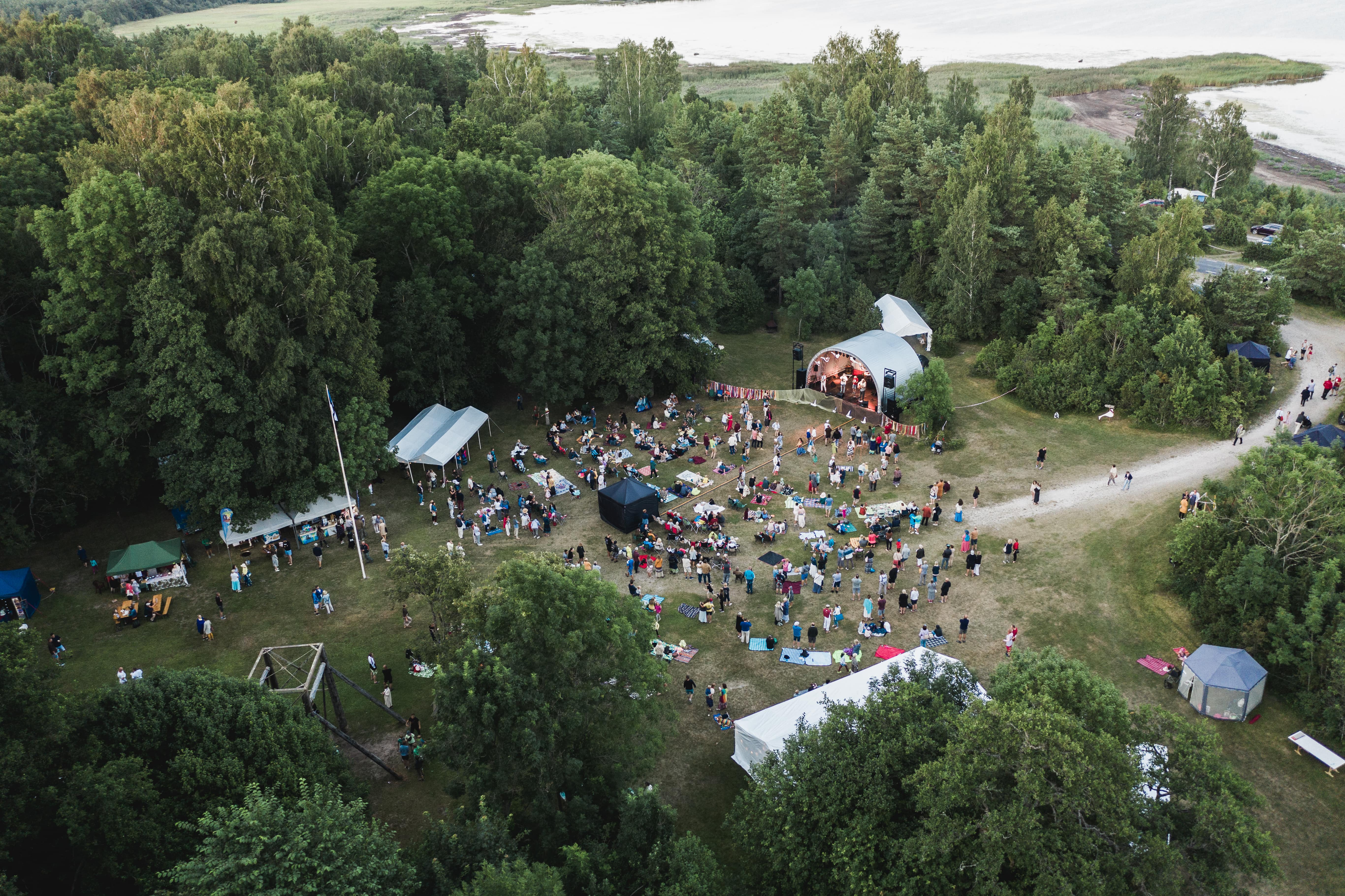 Hiiu Folk Festival music festival on Hiiumaa in summer