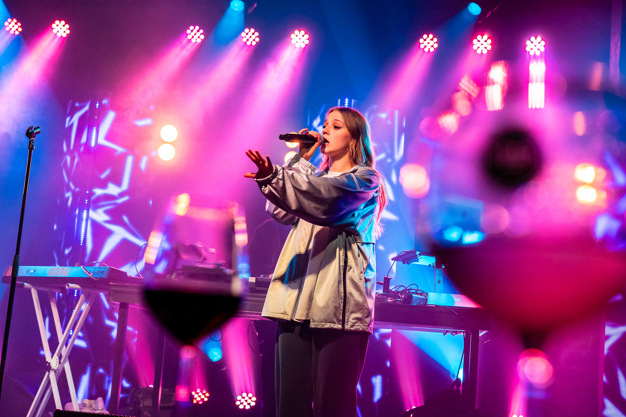 Maria Kallastu dziedot Jazzkaar-Igaunijas mūzikas festivālā
