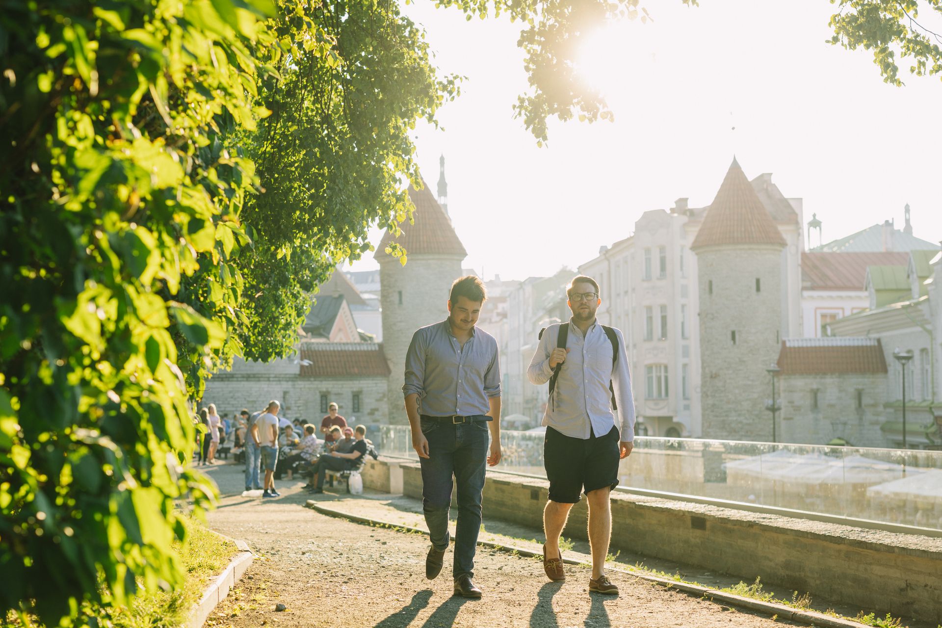 Sommerliche Atmosphäre in Tallinn