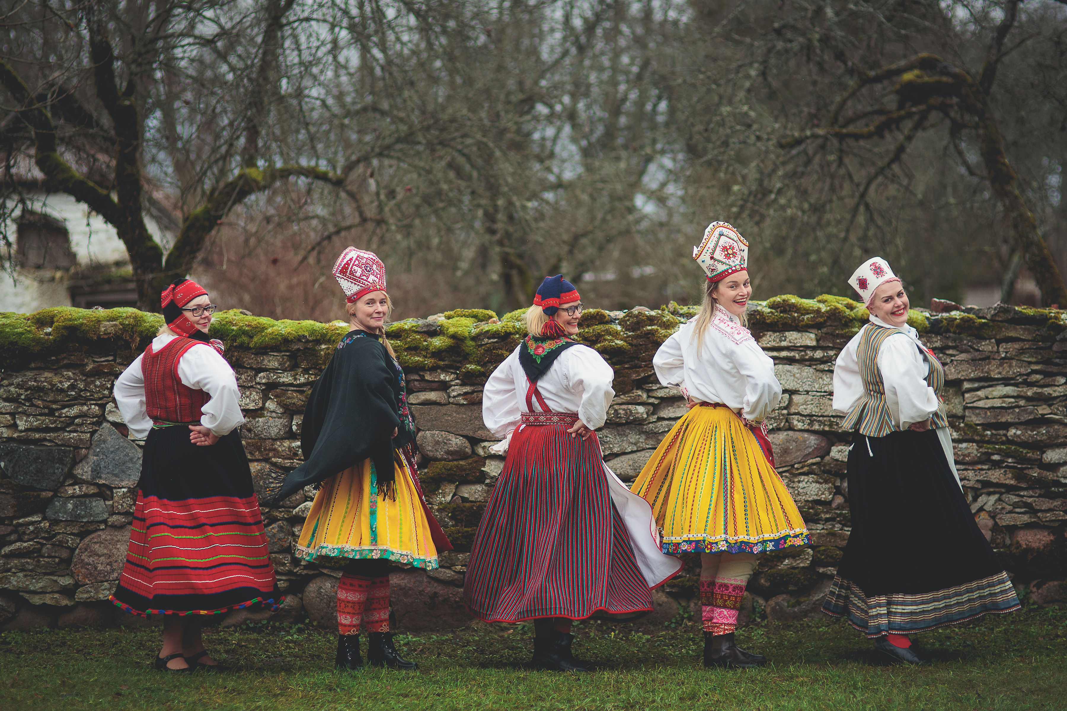 Trachten der Insel Muhu und Saaremaa