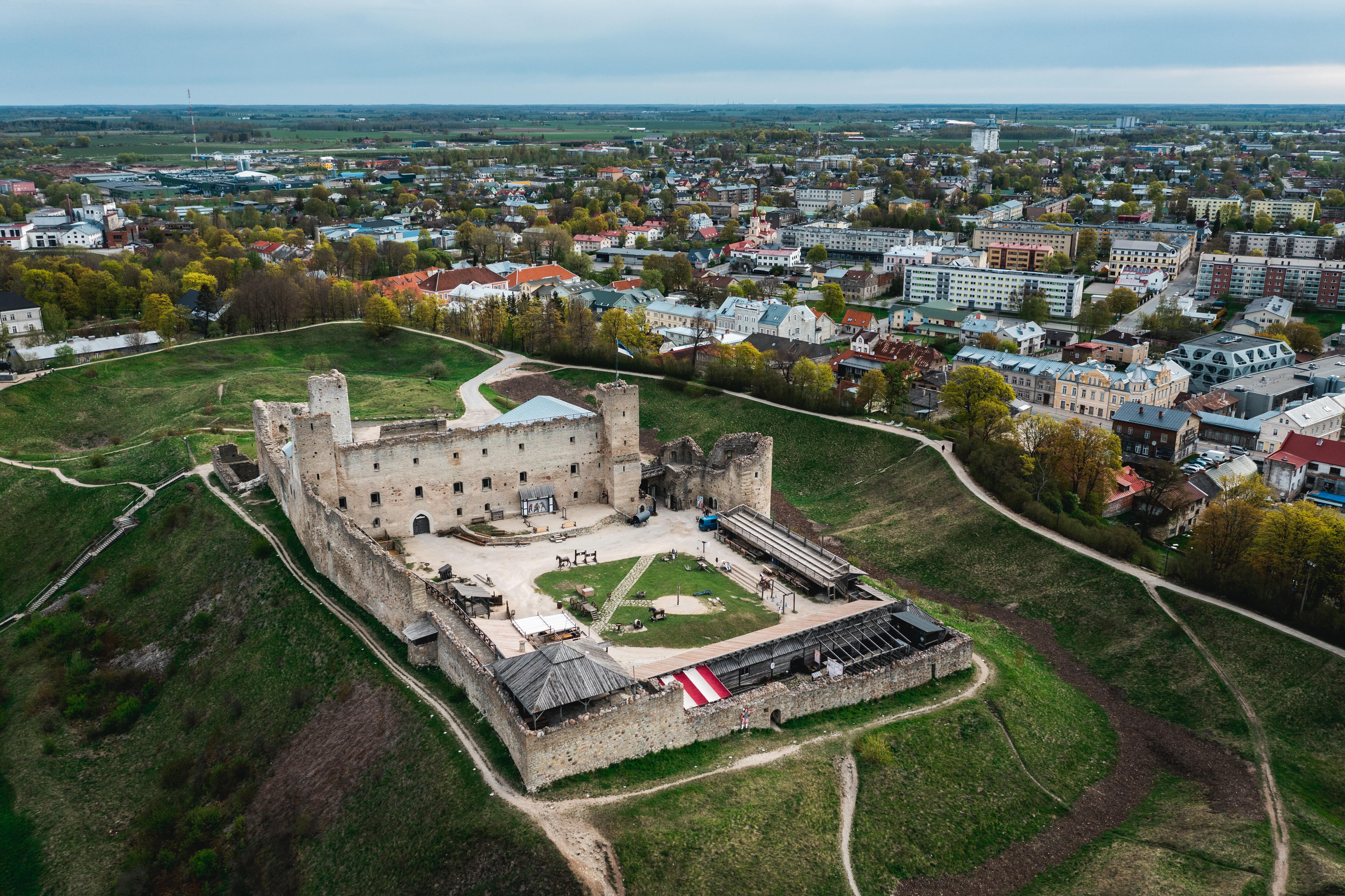 View of Rakvere and the castle