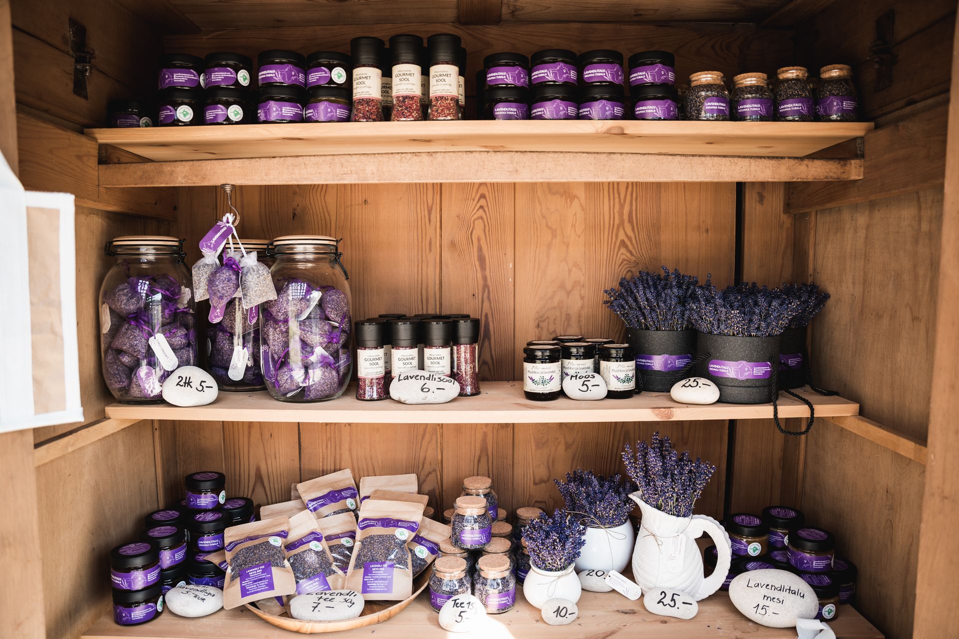 Hiiumaa lavender farm shop in Estonia