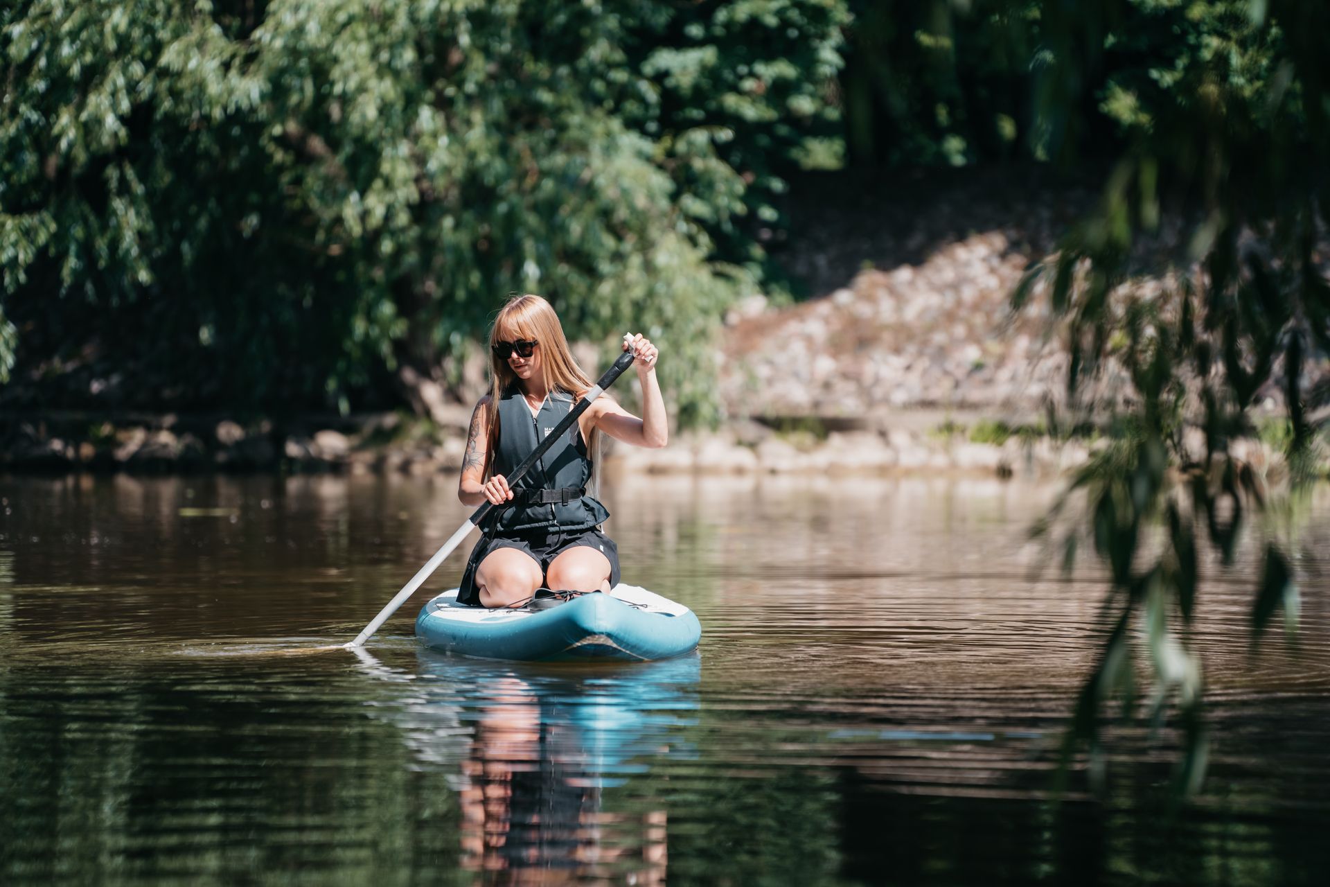SUP-laudalla joella Tartossa