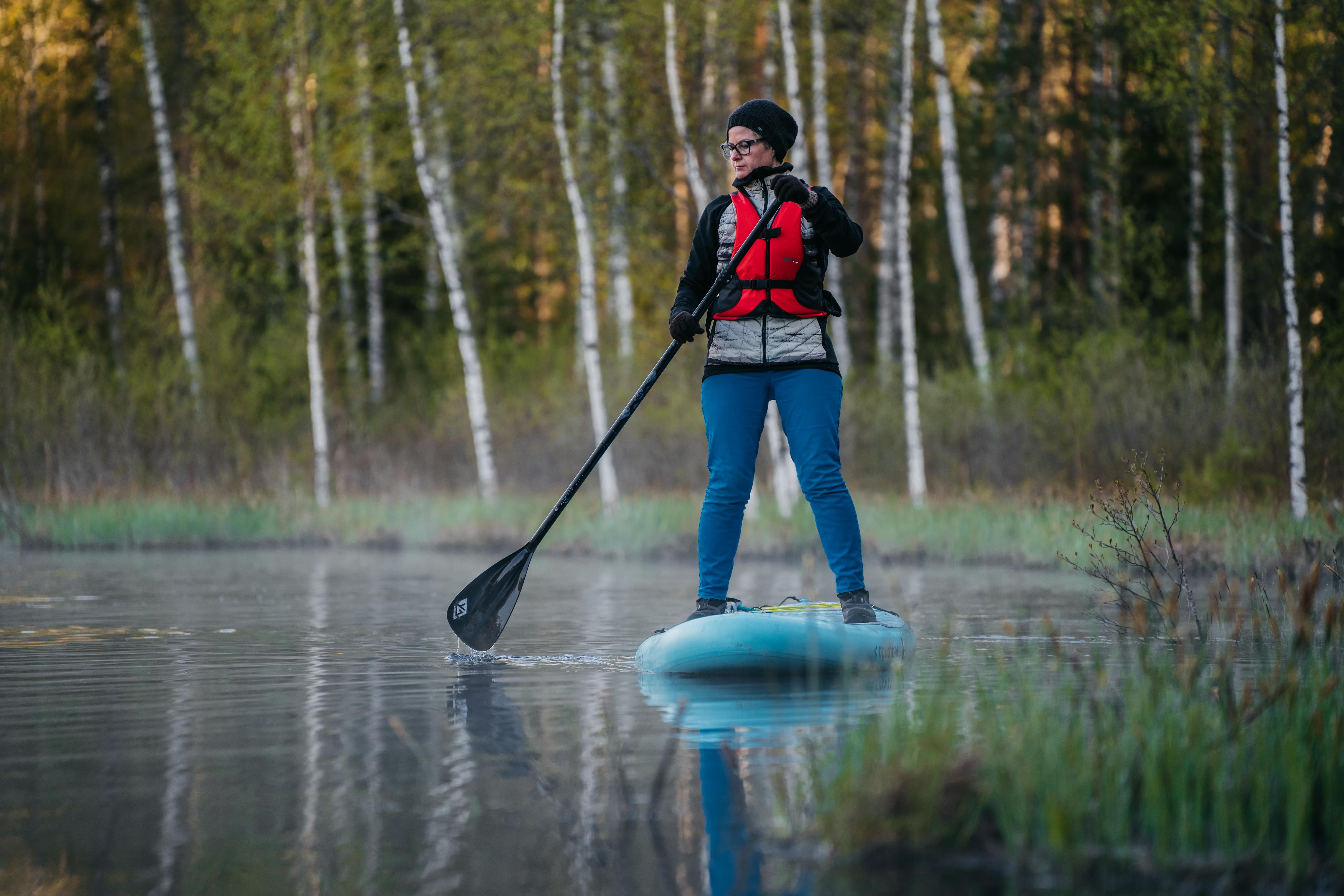 SUP trip in North Estonia bog