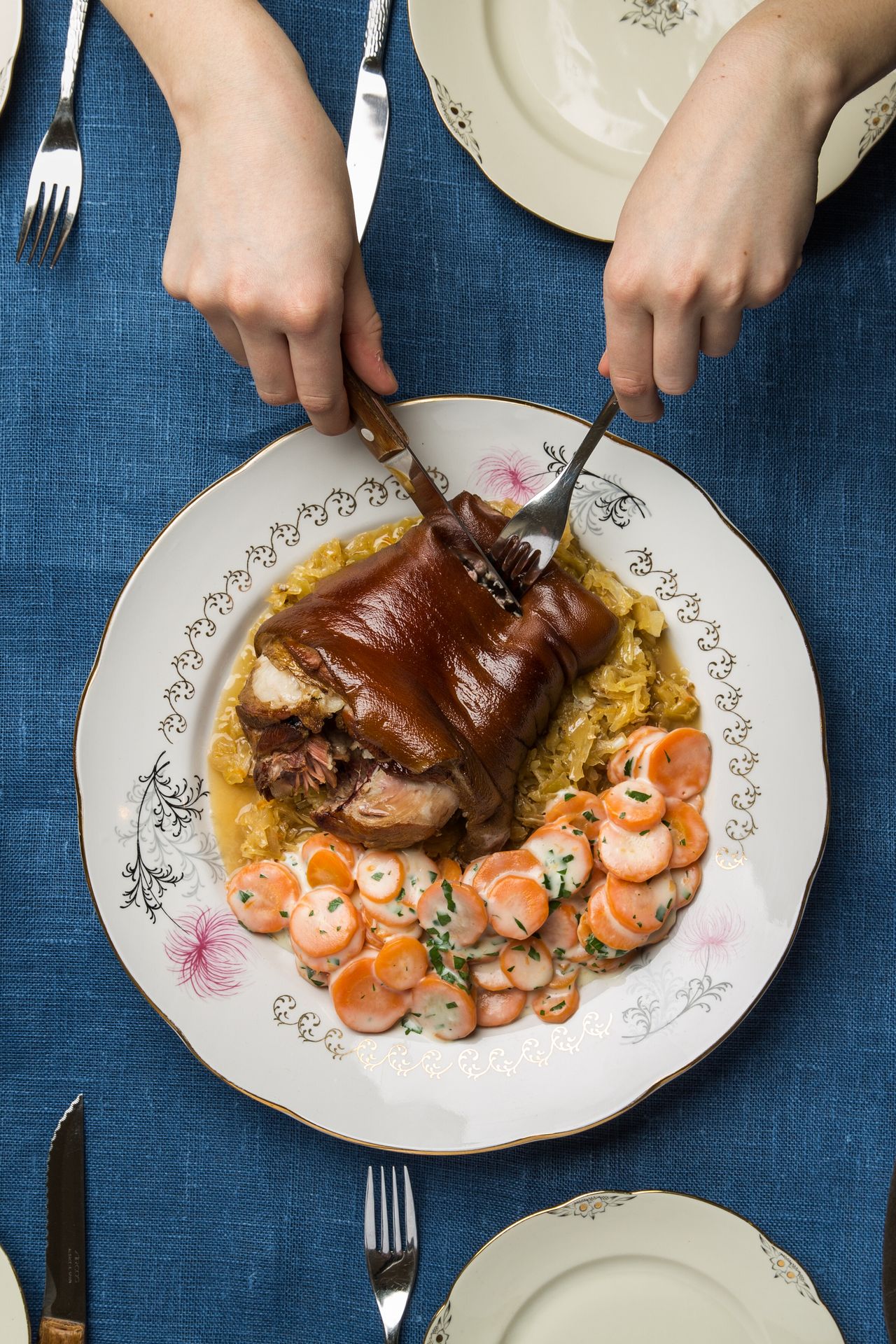 Die estnische Landküche: Schweinshaxe