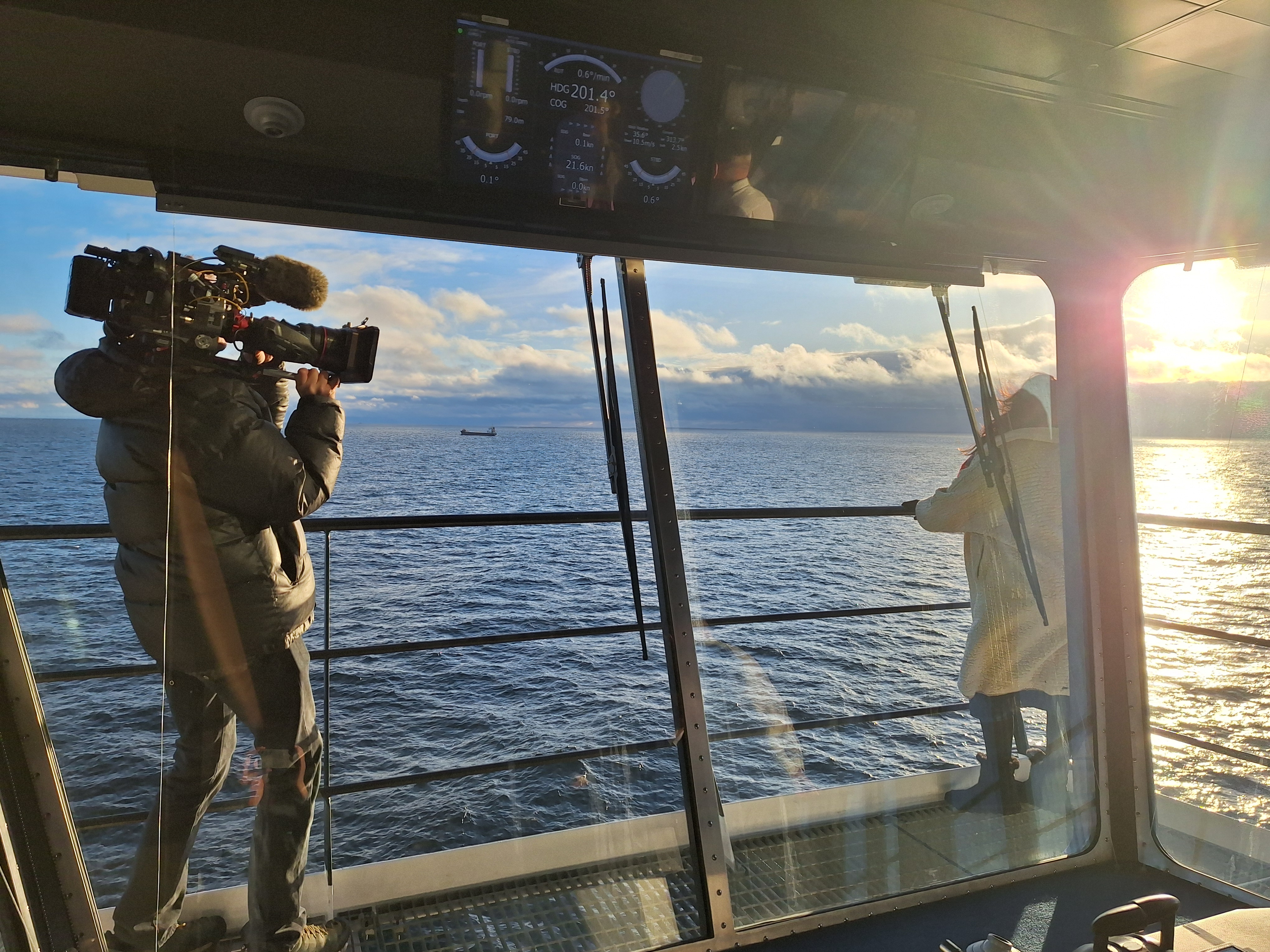 Bettany Hughes Eestis saadet tegemas