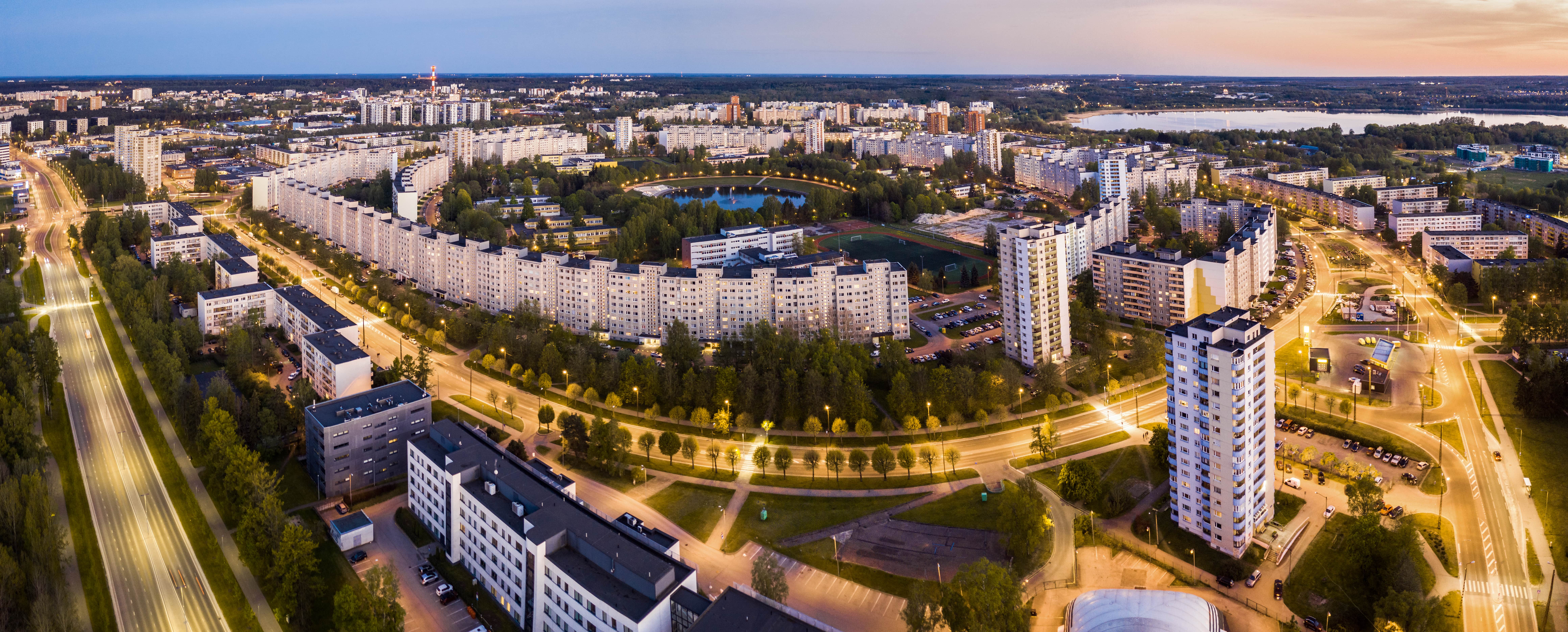 Õismäe Soviet buildings in Tallinn