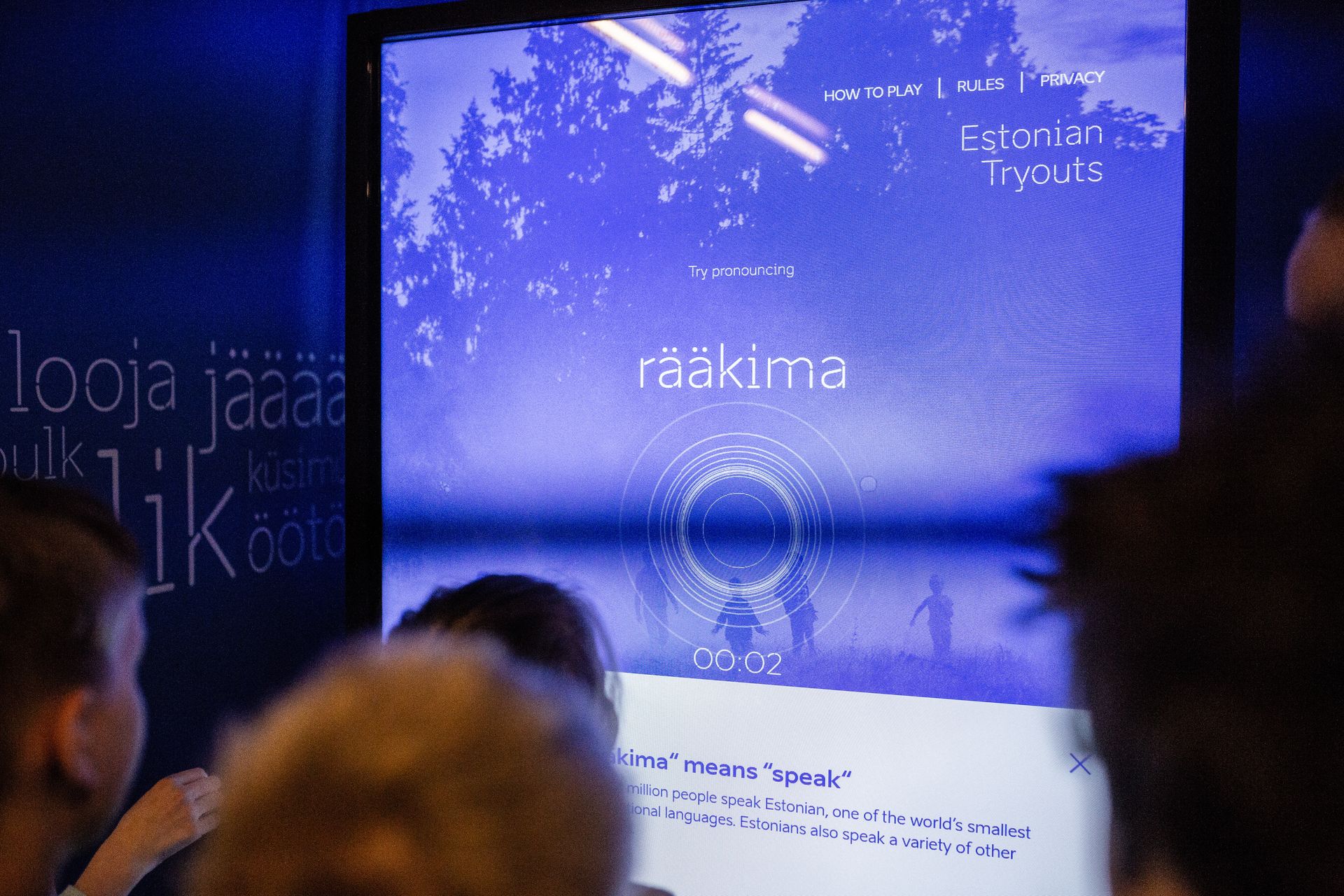 Estnisches Online-Spiel, Estonian Tryouts