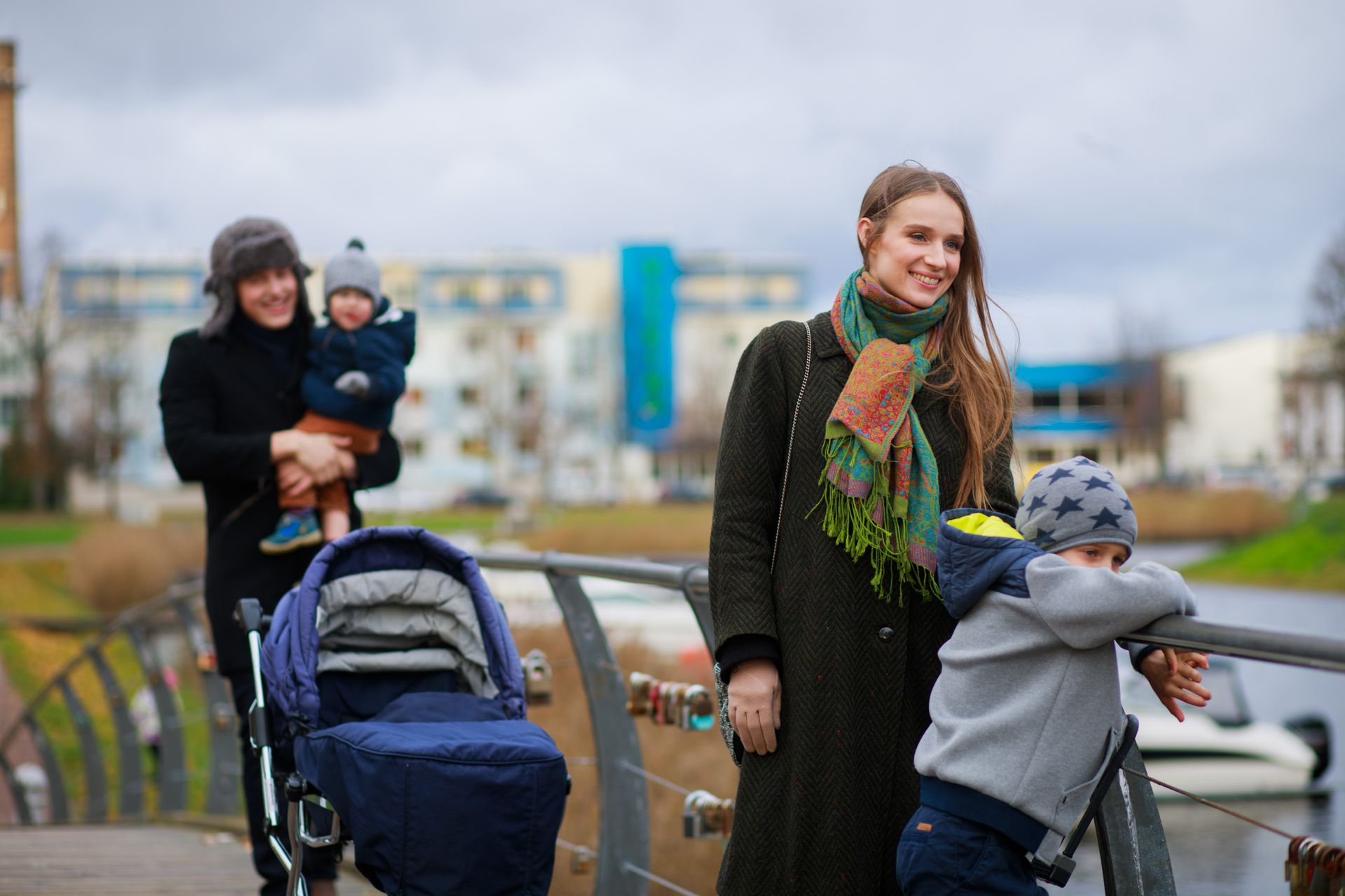 Ģimene atpūšoties Igaunijā