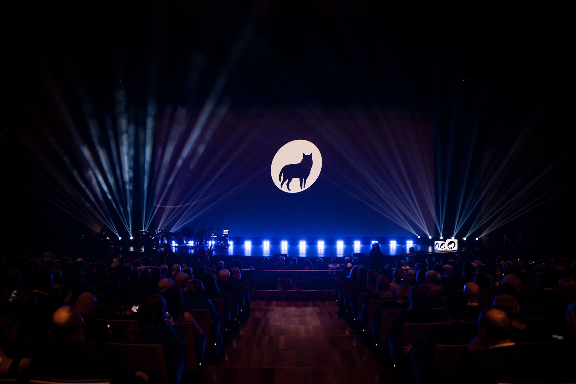 Movie theater in Tallinn with logo of Black Nights Film Festival