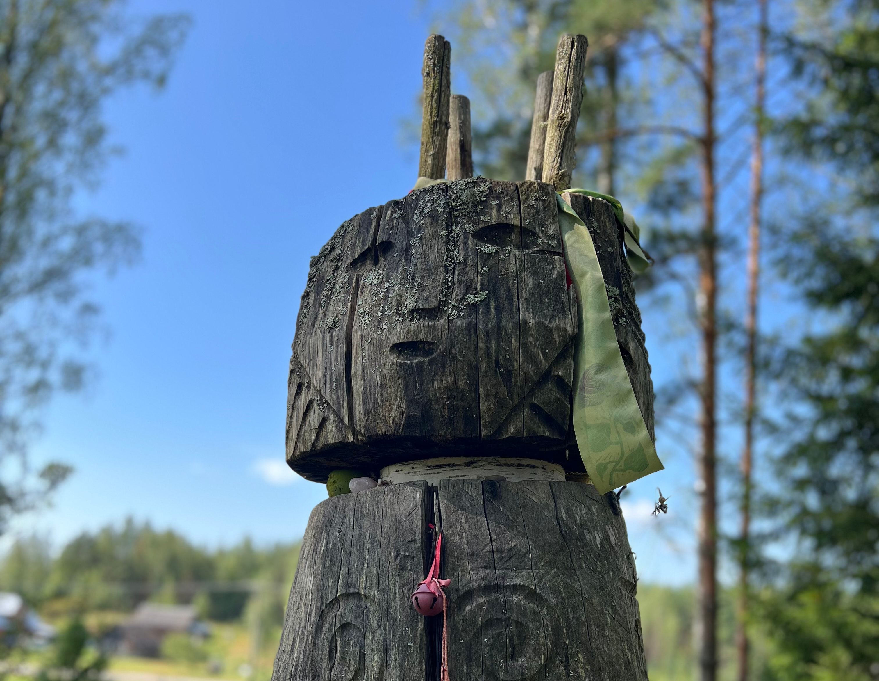 Peko statue on God's Hill in Setomaa