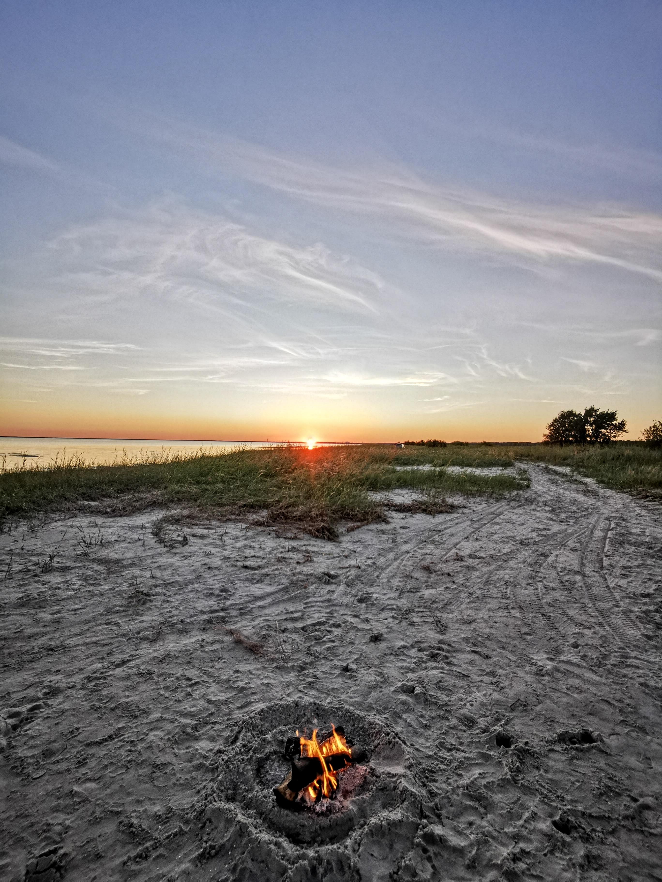 Kabli Beach at sunset